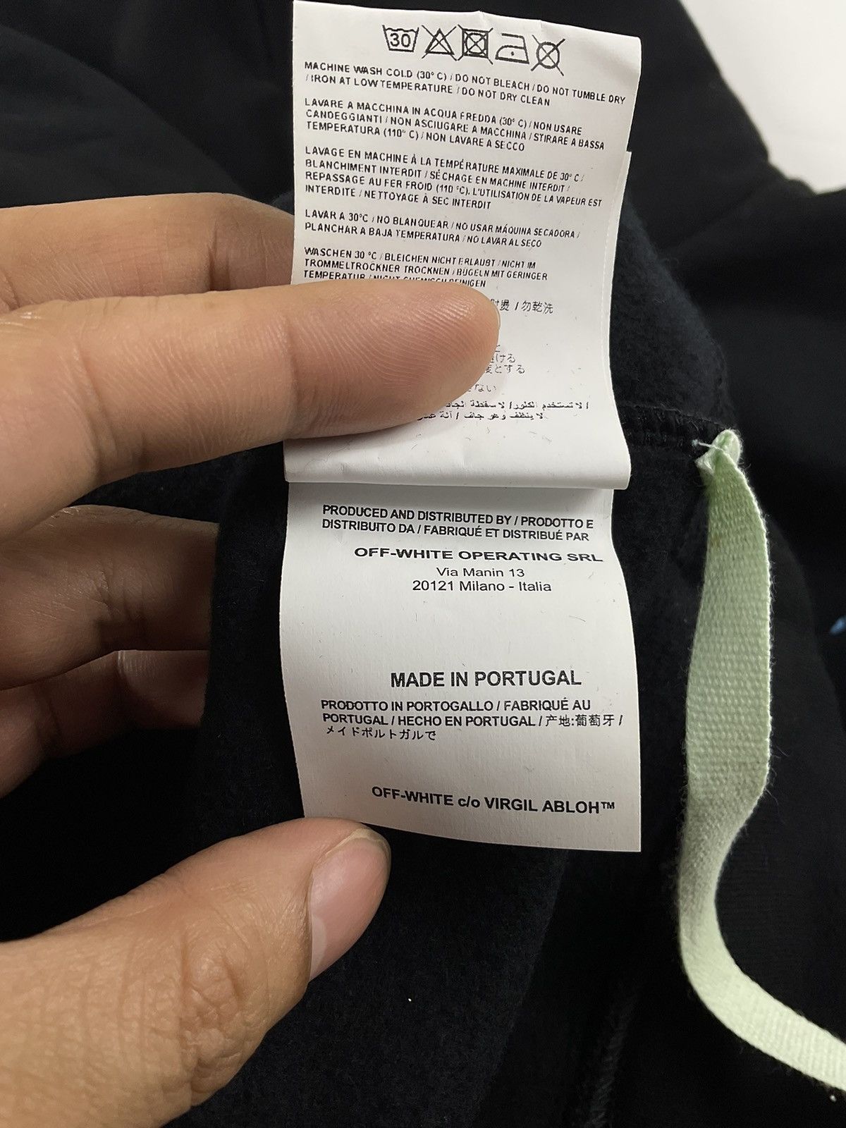 Off-White Off White x Kith "Just Global" Oversized Hoodie Size US M / EU 48-50 / 2 - 14 Thumbnail