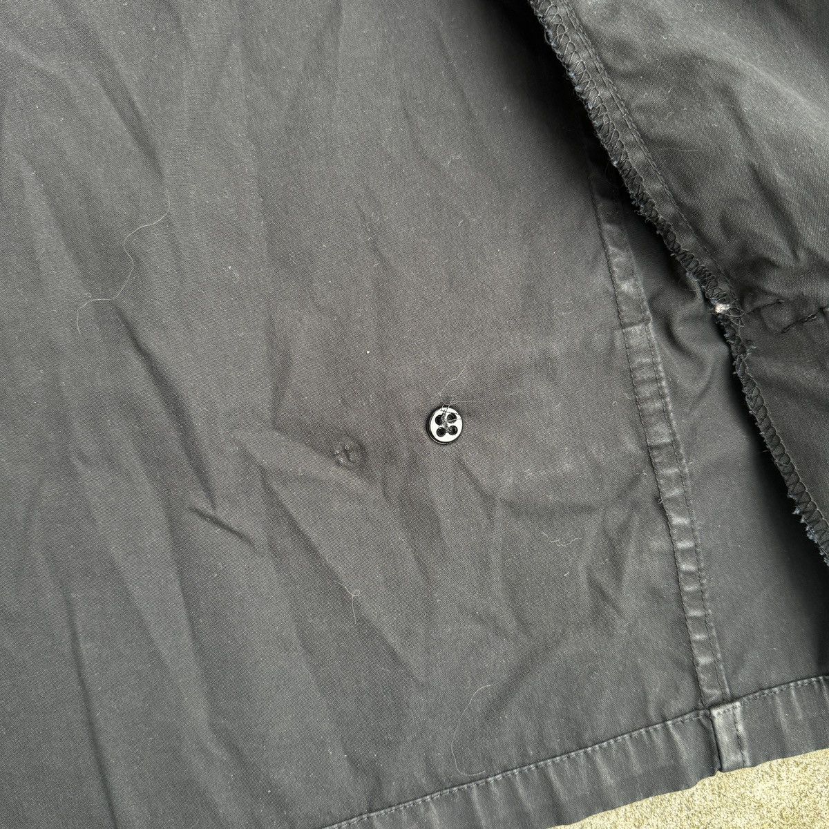 Vintage 80s Faded Zip Up Work Jacket Thrashed Grunge ERD Size US L / EU 52-54 / 3 - 19 Thumbnail