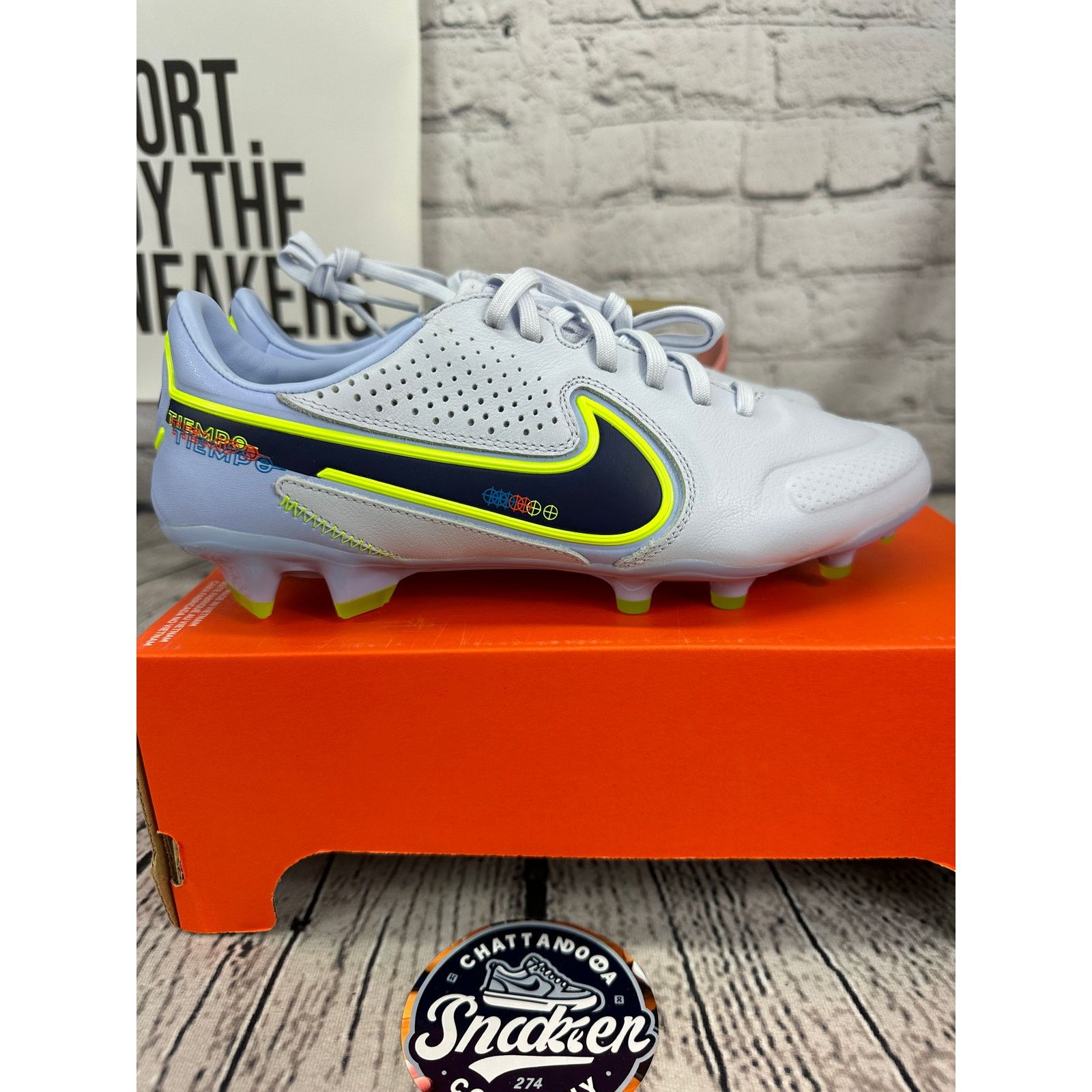 Nike Nike Tiempo Legend 9 Pro FG Soccer Shoes Mens 6.5 | Womens 8 Size US 8 / IT 38 - 5 Thumbnail