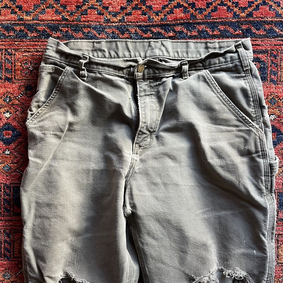 Carhartt Real Distressed Carhartt Pants Size US 34 / EU 50 - 3 Thumbnail
