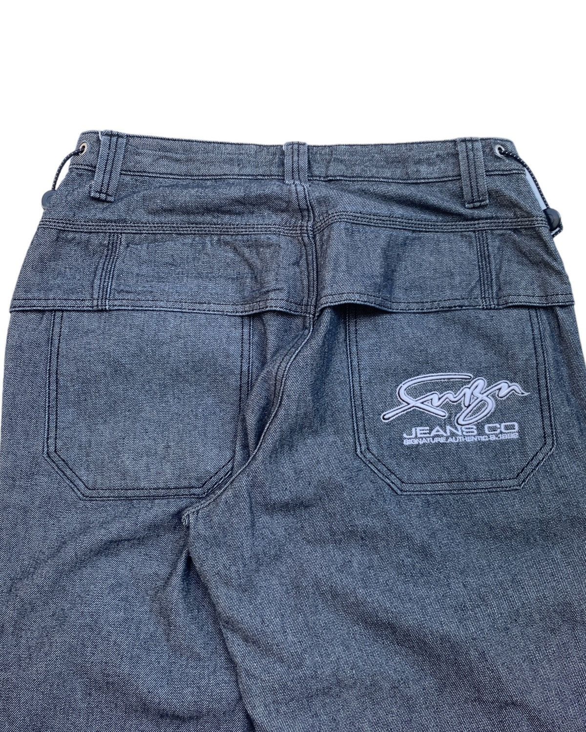 image of Fubu The Collection Denim Baggy in Black, Men's (Size 34)