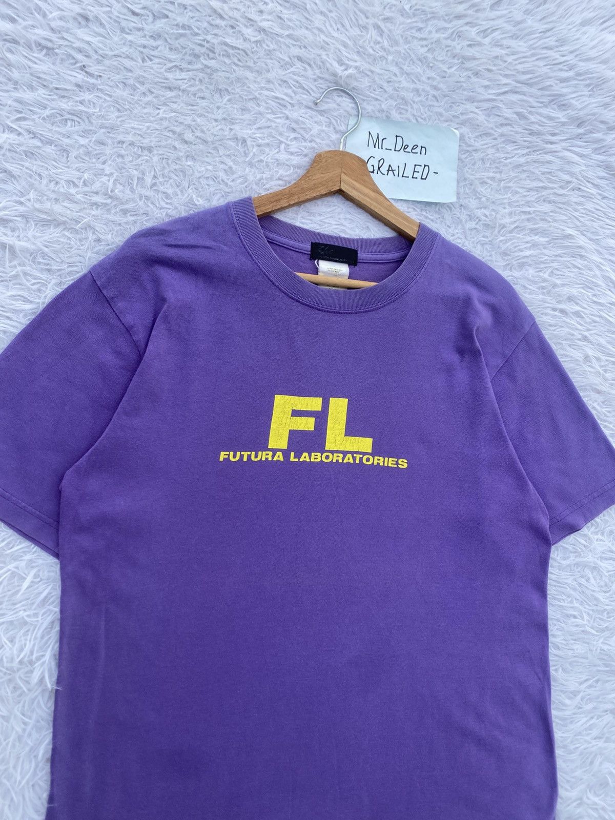 Futura Rare Vintage Futura Laboratories FL Purple Tshirt Size US M / EU 48-50 / 2 - 7 Thumbnail