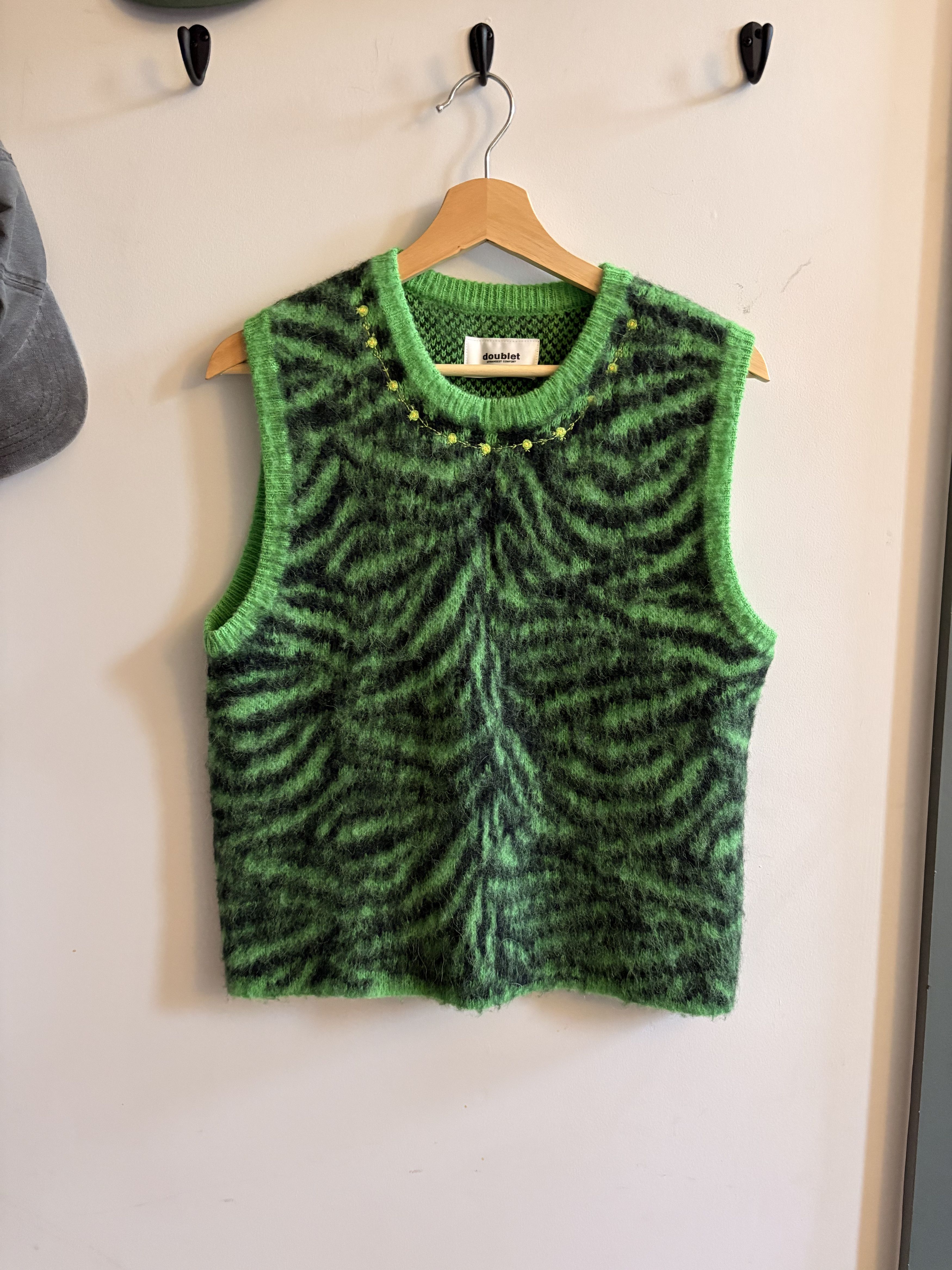 Doublet Green Zebra Vest Size US S / EU 44-46 / 1 - 1 Thumbnail