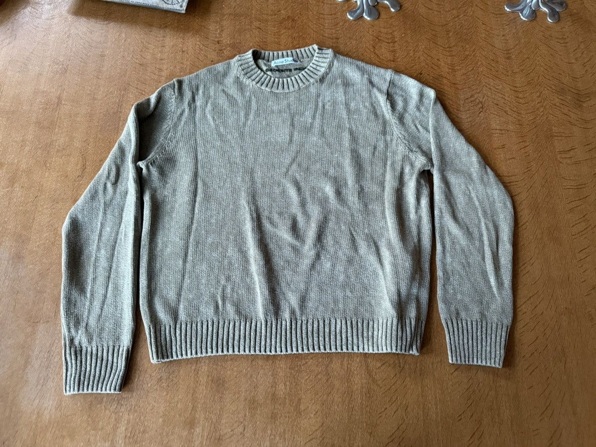 Acne Studios Acne Studios Light Military Green Sweatshirt Size US L / EU 52-54 / 3 - 1 Thumbnail