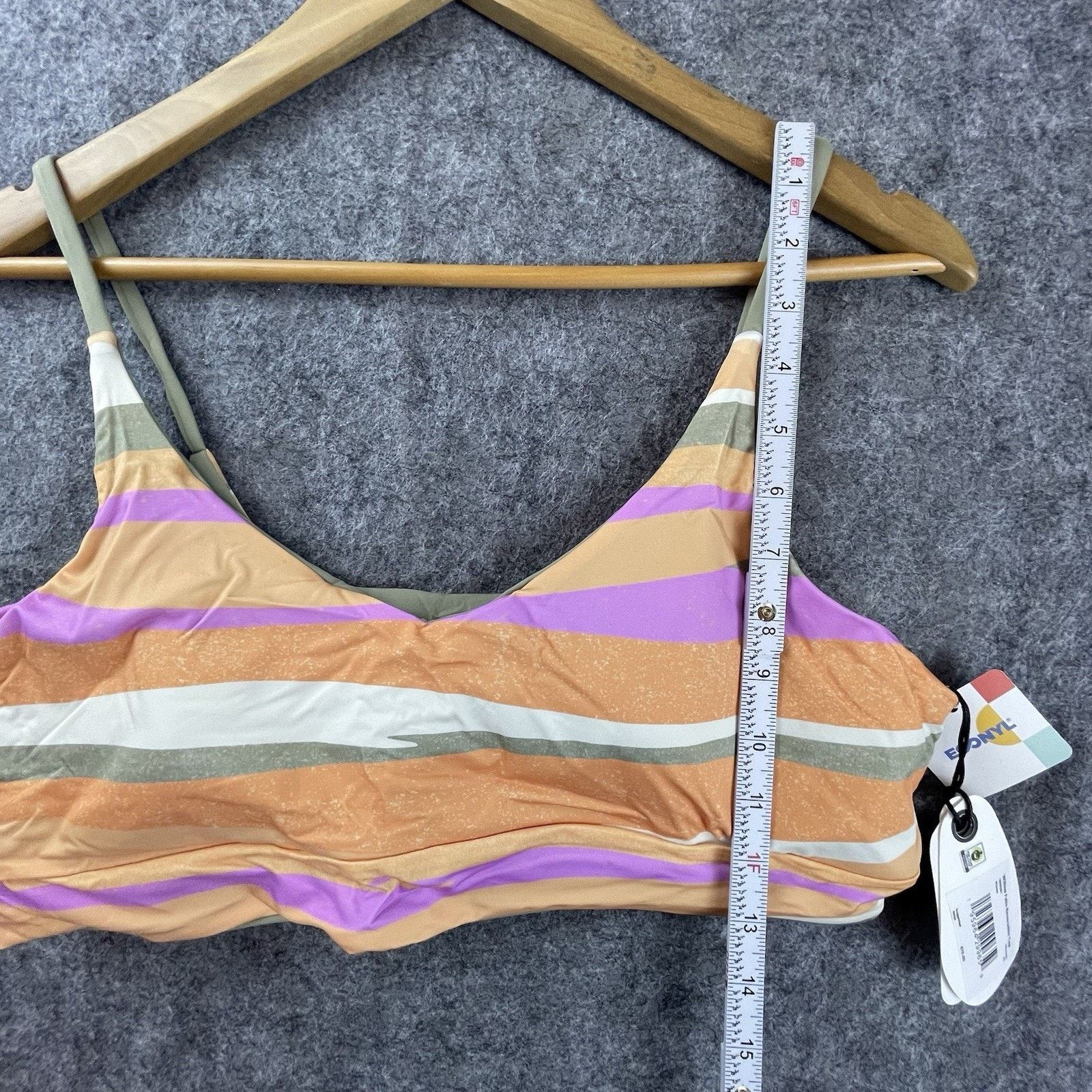 Prana Prana Bikini Top Womens XL Willow Falls Reversible Waves Size XL / US 12-14 / IT 48-50 - 6 Thumbnail