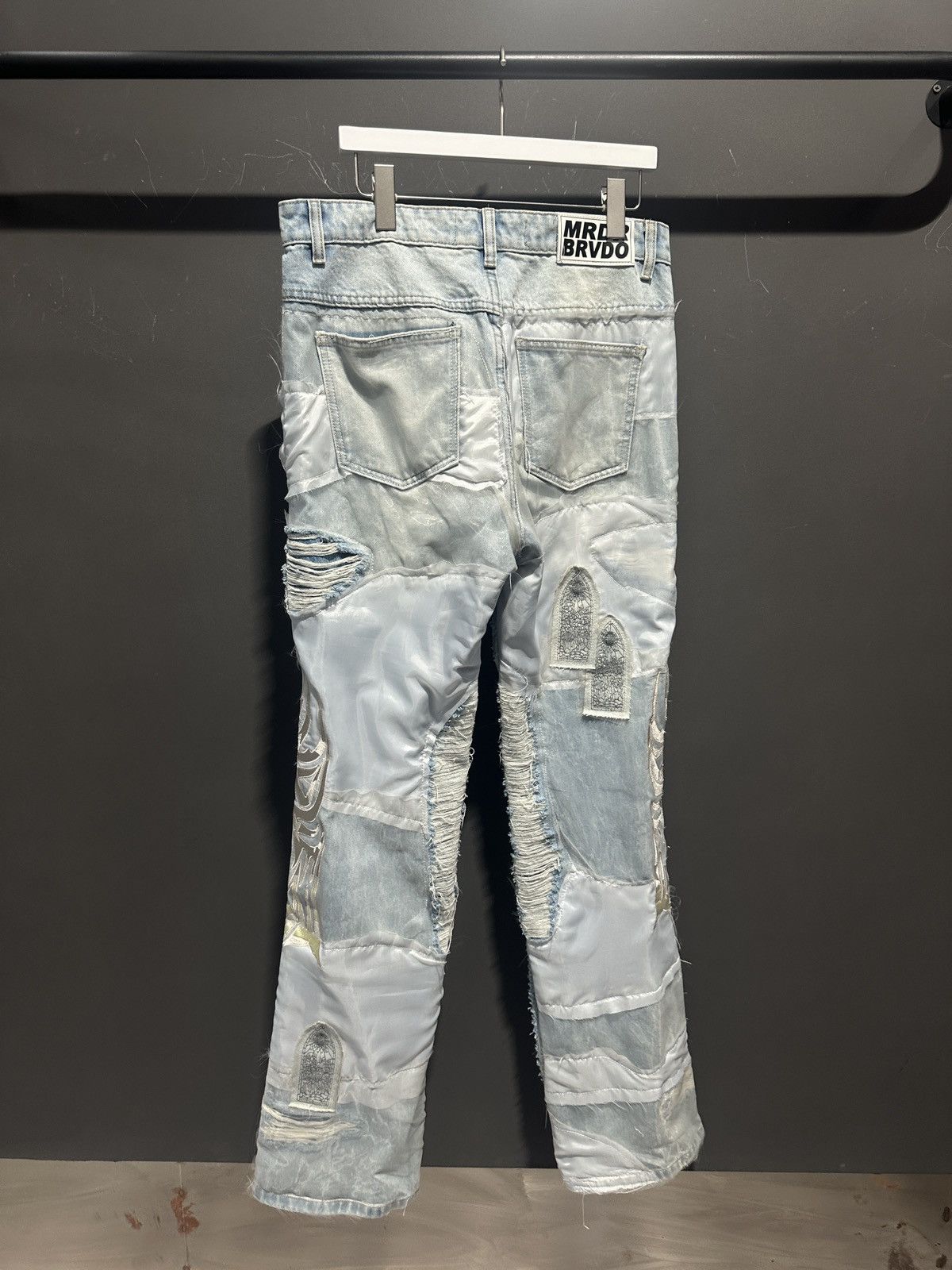 Who Decides War Who decides war Winged Organza Denim Size US 32 / EU 48 - 2 Thumbnail