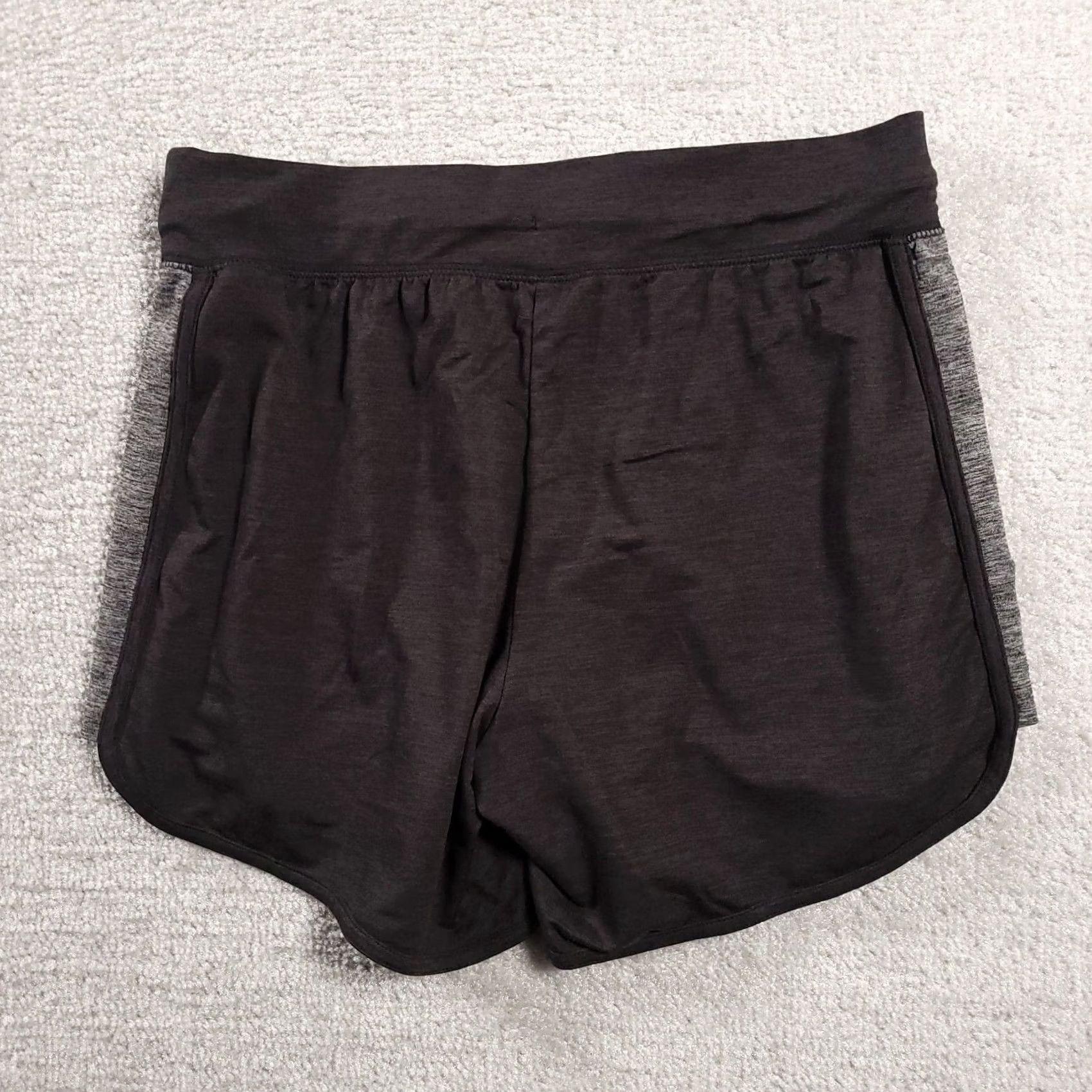 Reebok Reebok Womens Athletic Running Shorts XS Black Gray Drawstring Ladies Size 26" / US 2 / IT 38 - 7 Thumbnail
