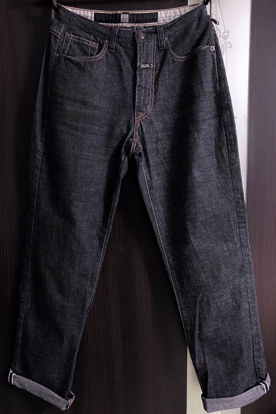 Marithe + Francois Girbaud Marithé + Francois Girbaud M+FG Navy Selvedge Denim Jeans Size 27" / US 4 / IT 40 - 4 Thumbnail