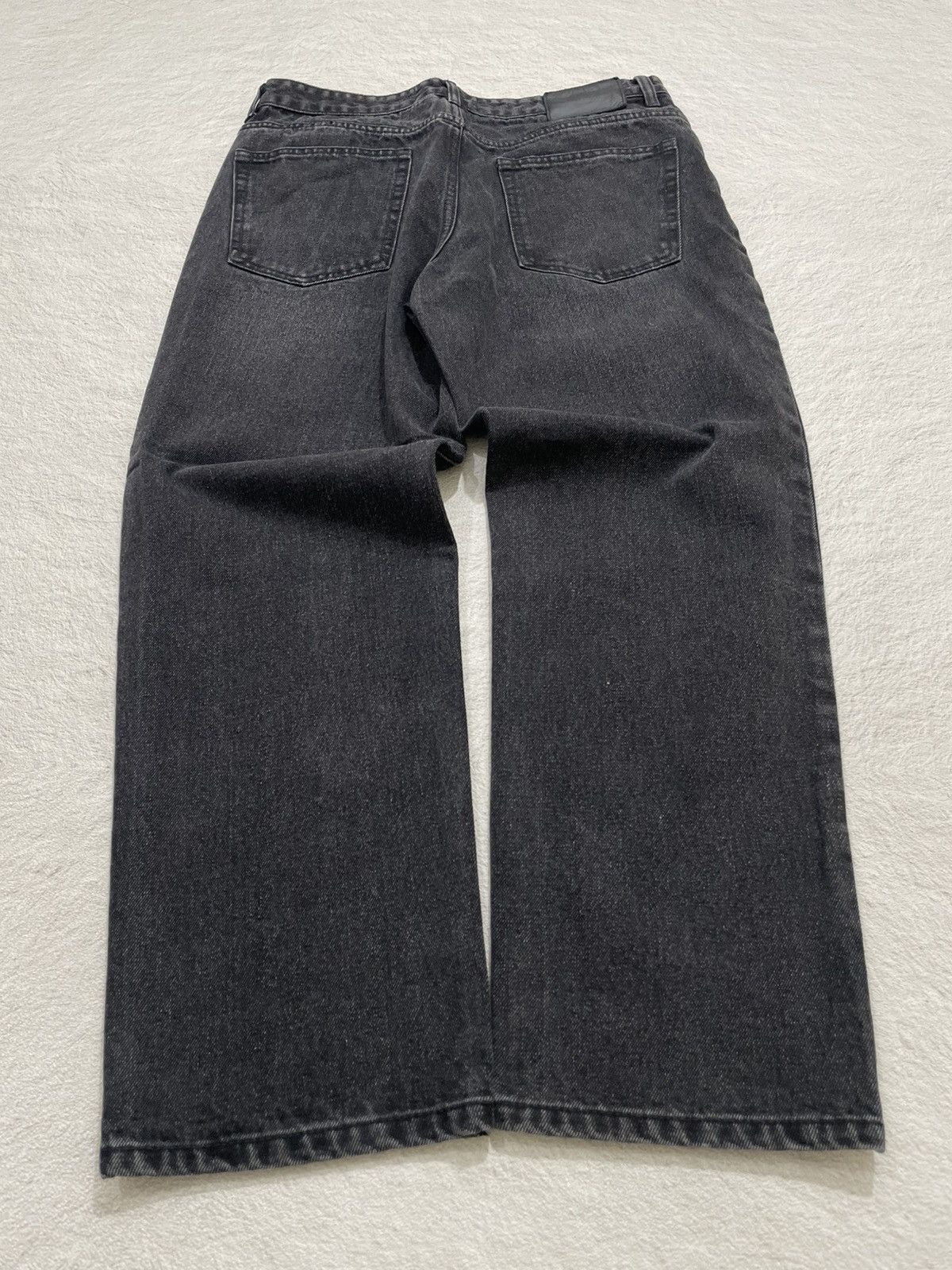 Japanese Brand 2000s Eight Six Black Jeans Wash Y2K Size US 31 - 5 Thumbnail