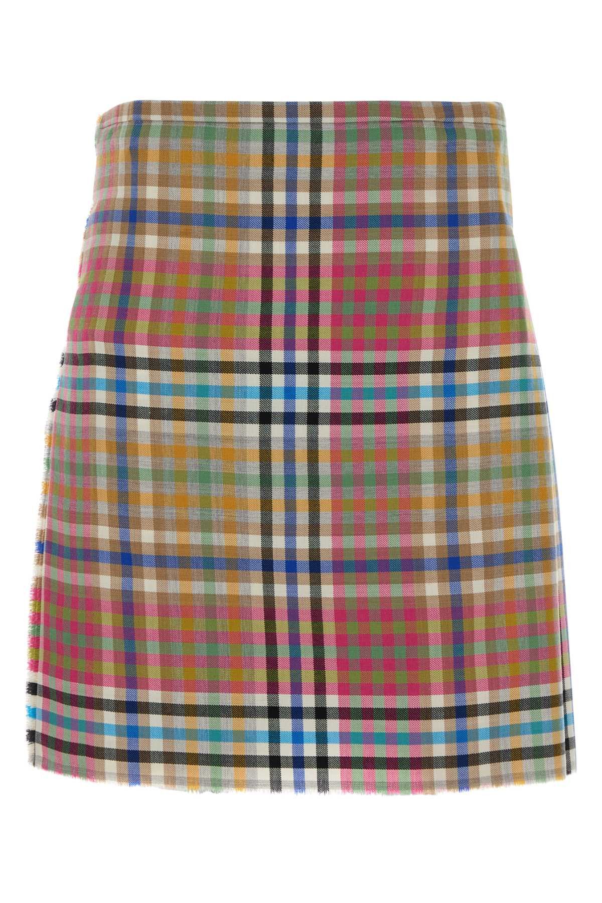 Vivienne Westwood Embroidered Wool Mini Skirt Size 27" / US 4 / IT 40 - 1 Thumbnail