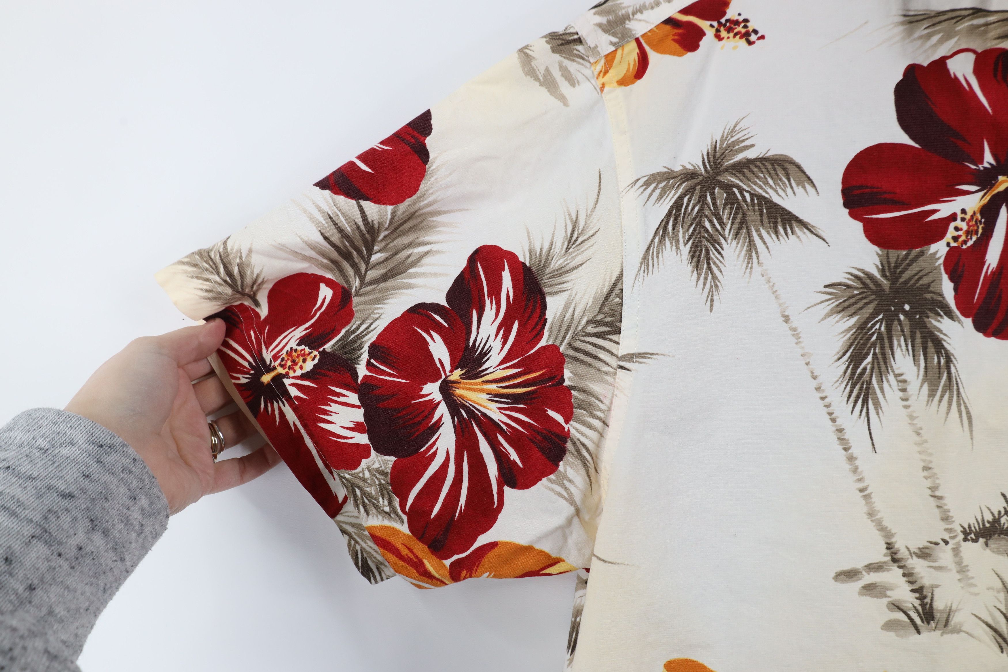 Ralph Lauren × Vintage Vintage 90s Chaps Ralph Lauren Print Hawaiian Button Shirt Size US XXL / EU 58 / 5 - 9 Thumbnail