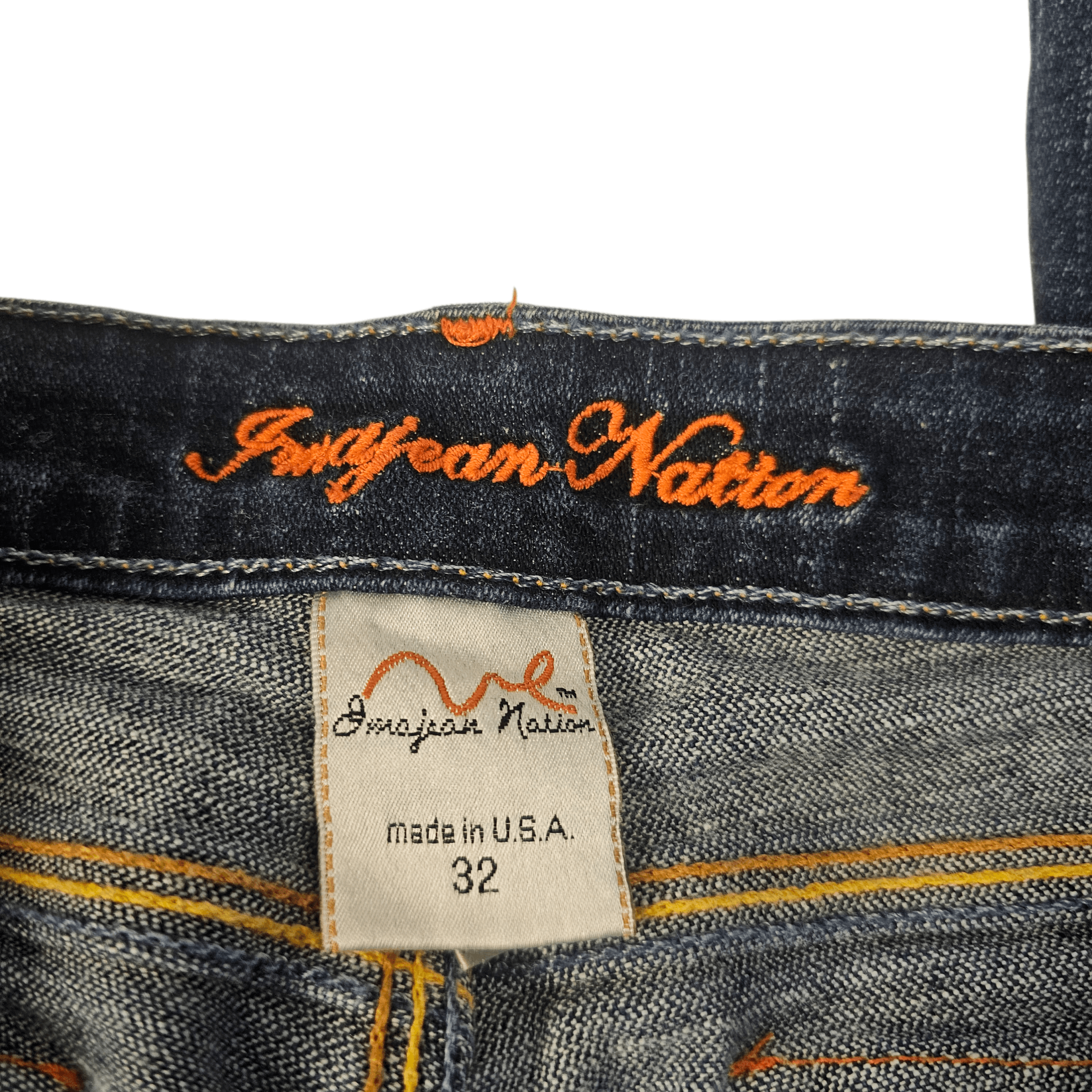 Other Vintage 90’s Imajean Nation Flare Jeans Size 32" / US 10 / IT 46 - 3 Thumbnail