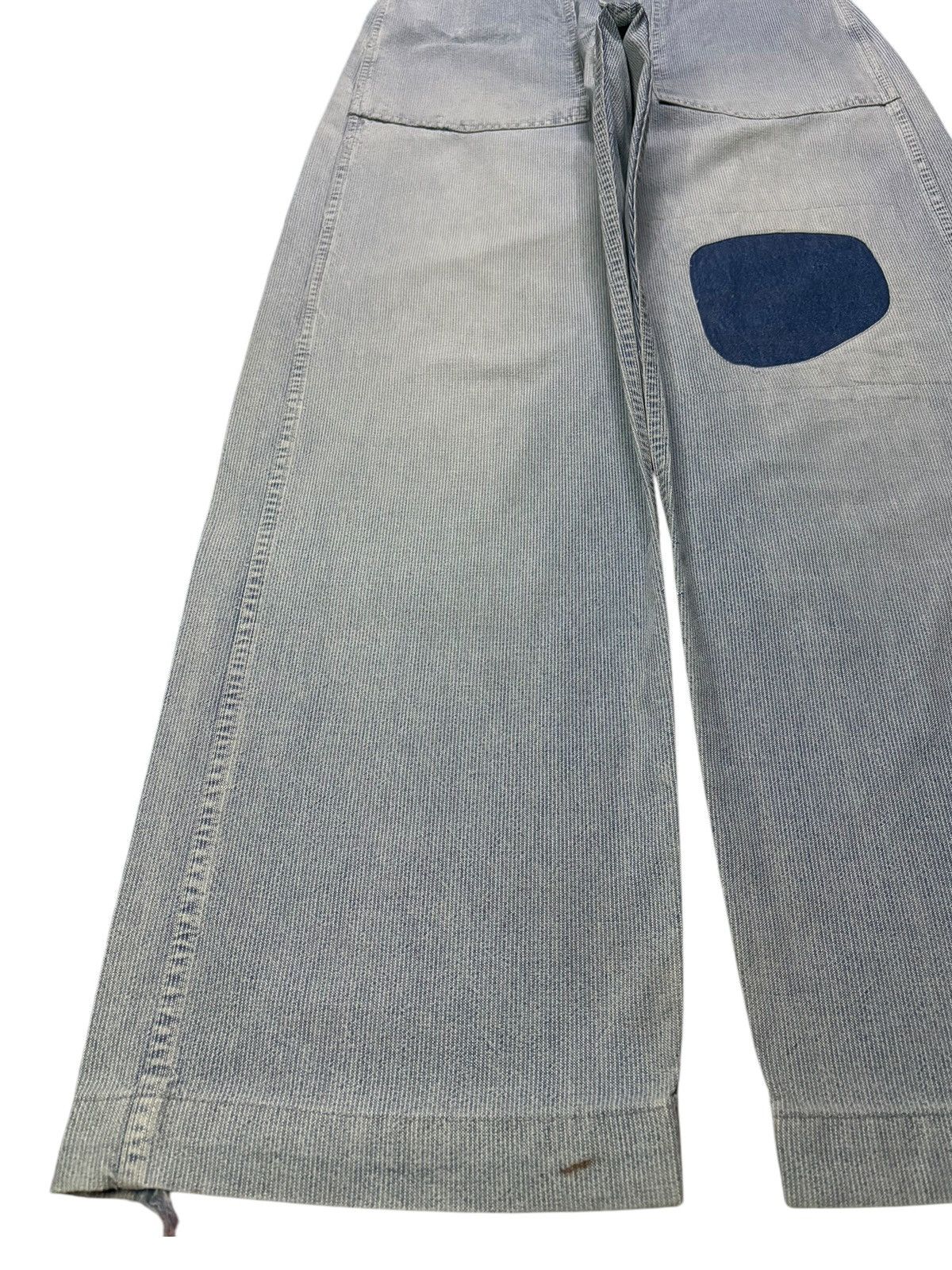Japanese Brand Vintage Japanese Brand Buckle Back Hickory Baggy Jeans Size US 29 - 6 Thumbnail