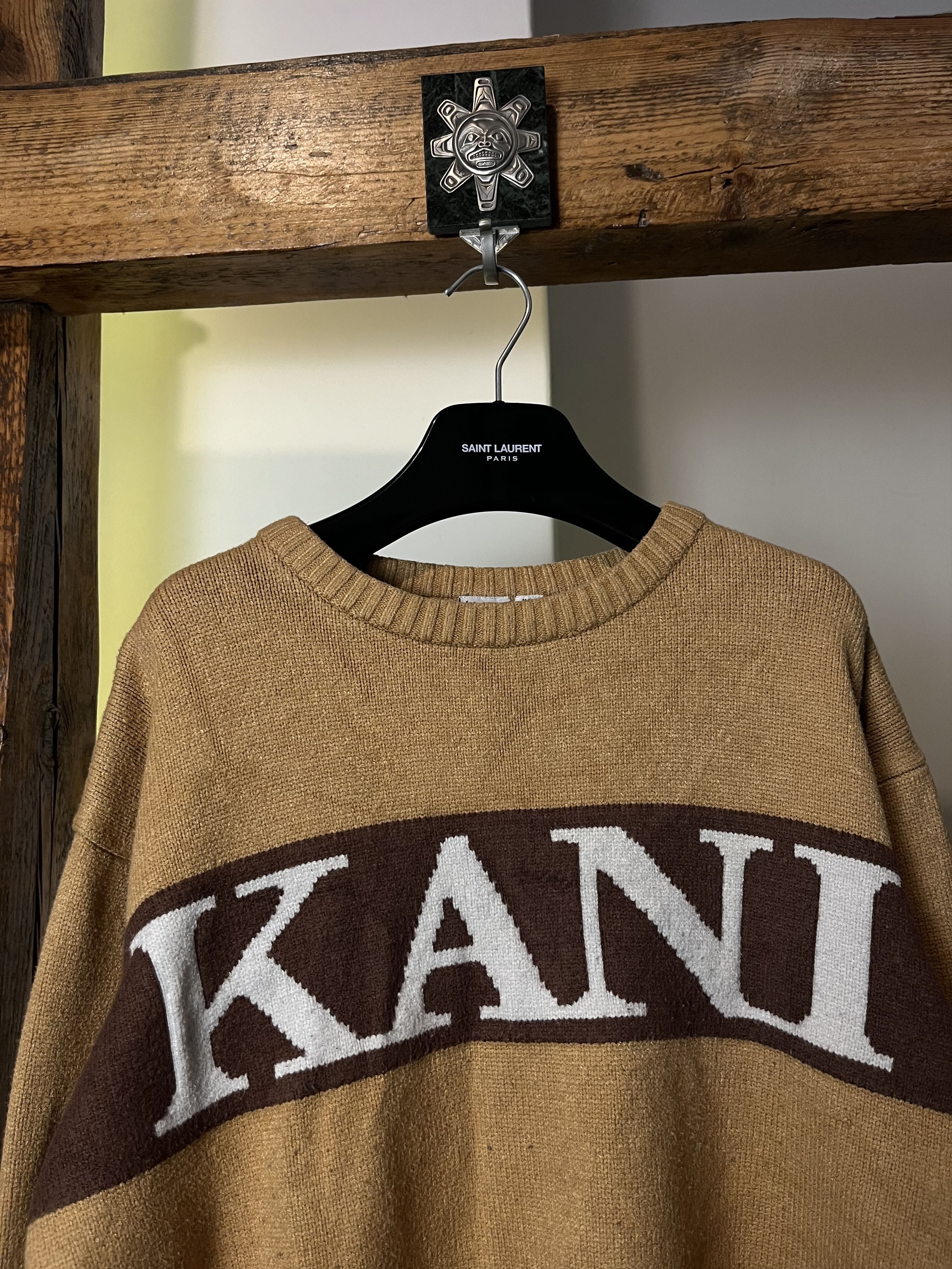 Karl Kani × Vintage Karl Kani Vintage 90s Big Logo Sweater Streetwear Rap Rare Size US L / EU 52-54 / 3 - 3 Thumbnail