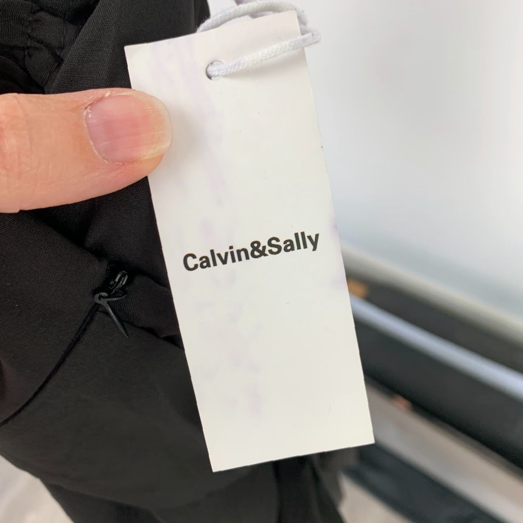Vintage Calvin & Sally High Waist Long Black Tie Waist Skirt Small NWT Dress Length Long Sleeveless/Skirt Casual Party/Cocktail Women XS? Size 28" / US 6 / IT 42 - 8 Thumbnail