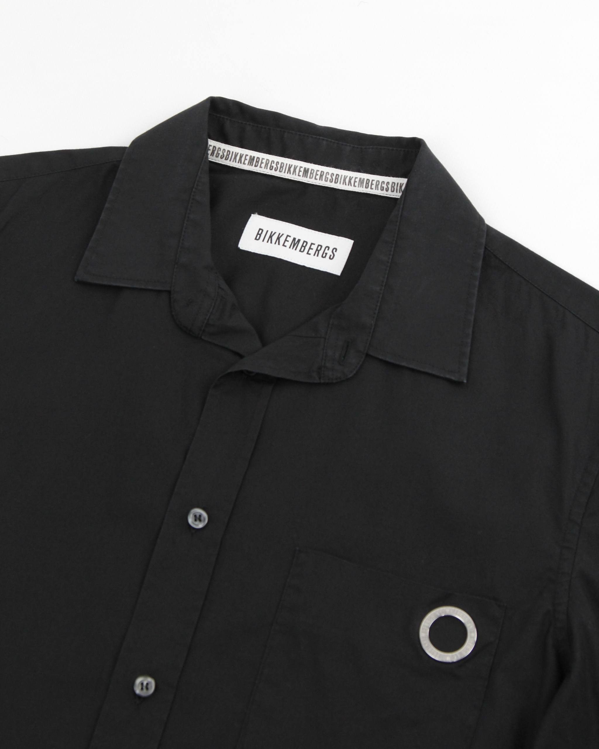 Dirk Bikkembergs BIKKEMBERGS Black shirt with logo Size US L / EU 52-54 / 3 - 7 Thumbnail