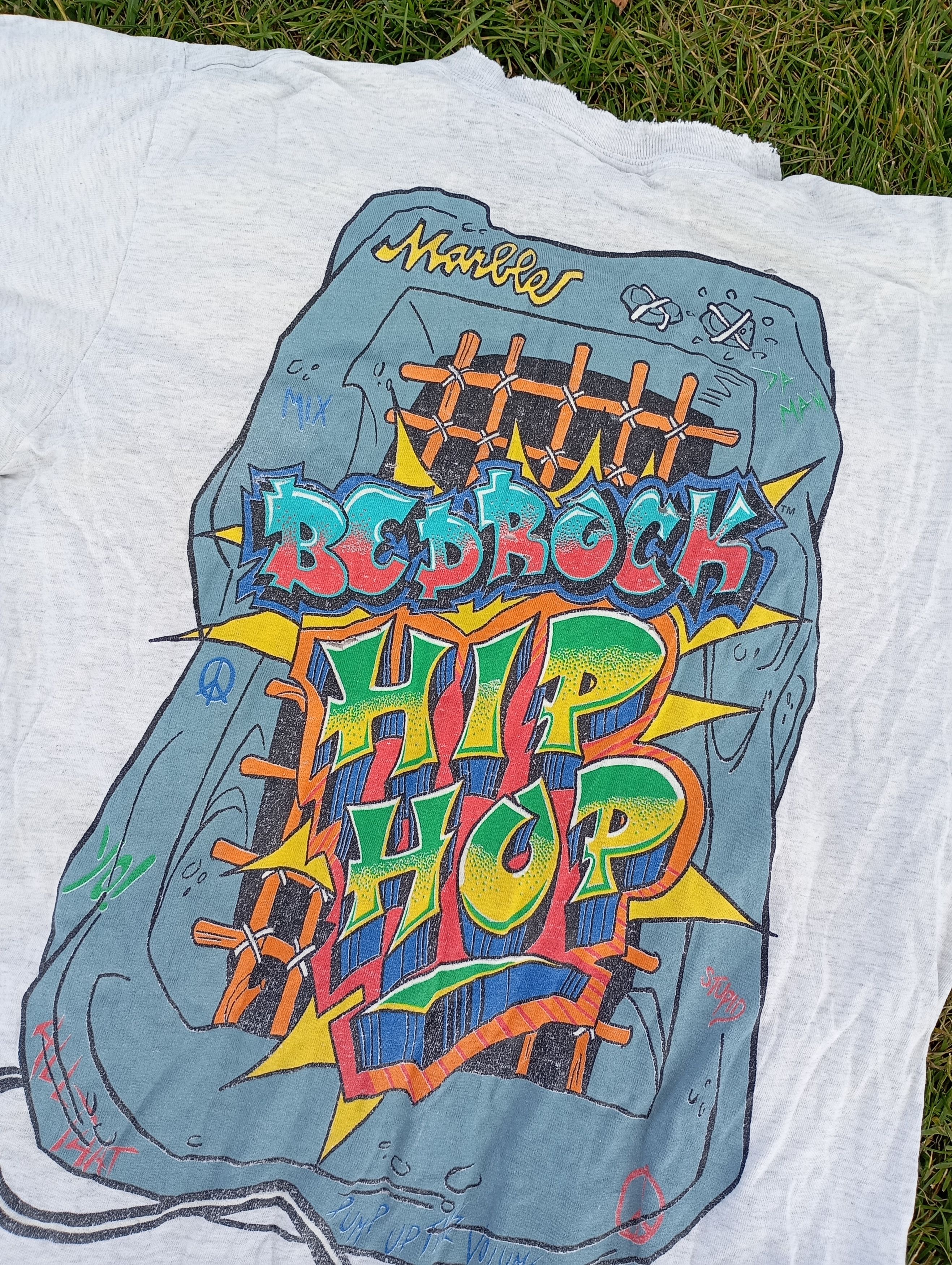 Cartoon Network × Vintage Vintage 90s The Flinstones Fred Bedrock Hip Hop Size US L / EU 52-54 / 3 - 8 Thumbnail
