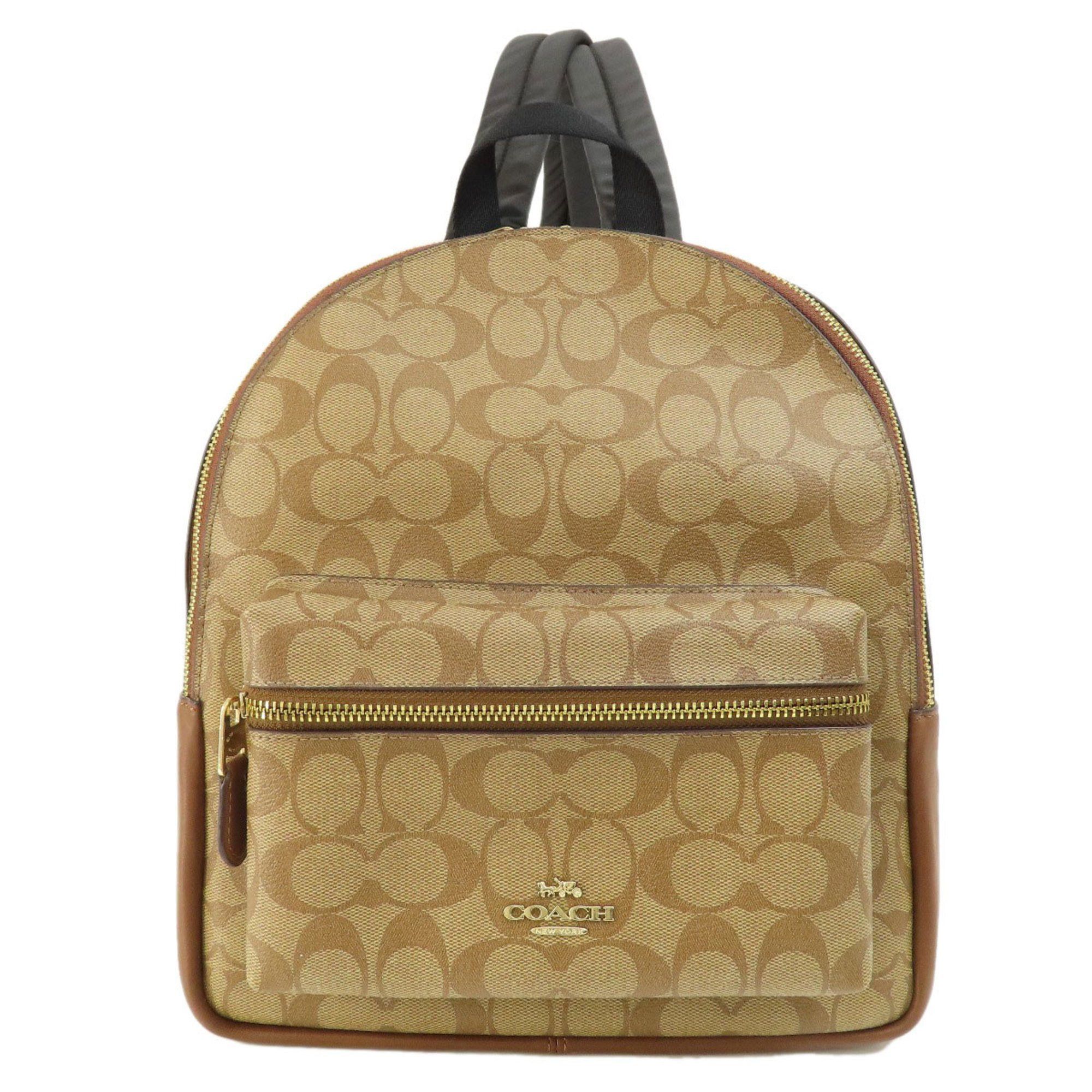 image of Coach F32200 Signature Backpack/daypack Pvc Women's Coach in Brown