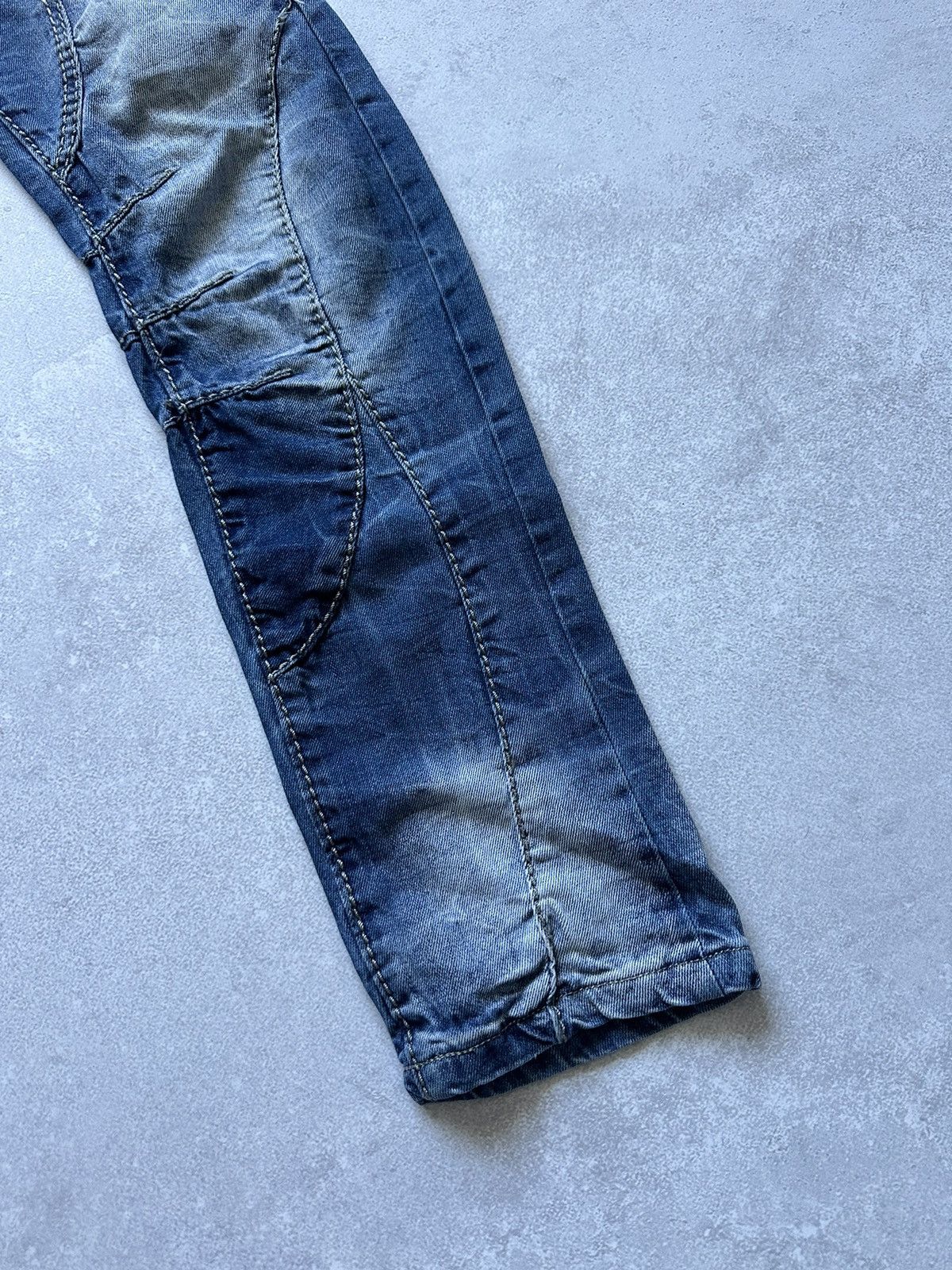 Japanese Brand × Vintage Jeans Kosmo-Lupo Y2K Japanese Style size 29 Vintage Crazy Size US 29 - 3 Thumbnail