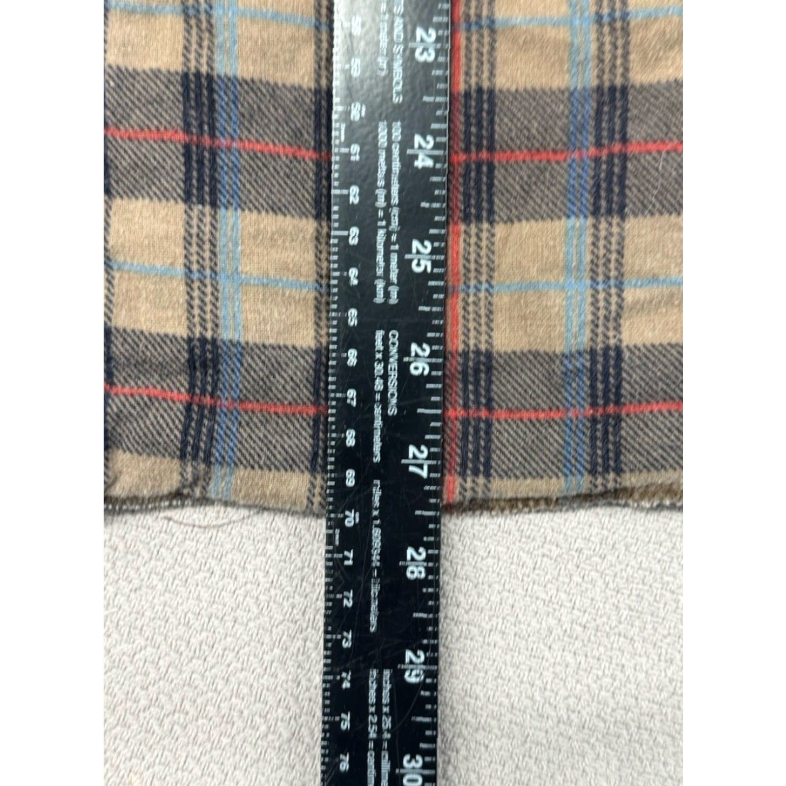 Vintage VTG Northwest Territory Shacket Mens Medium Brown Plaid Flannel Quilted Lined Jacket Size US M / EU 48-50 / 2 - 6 Thumbnail