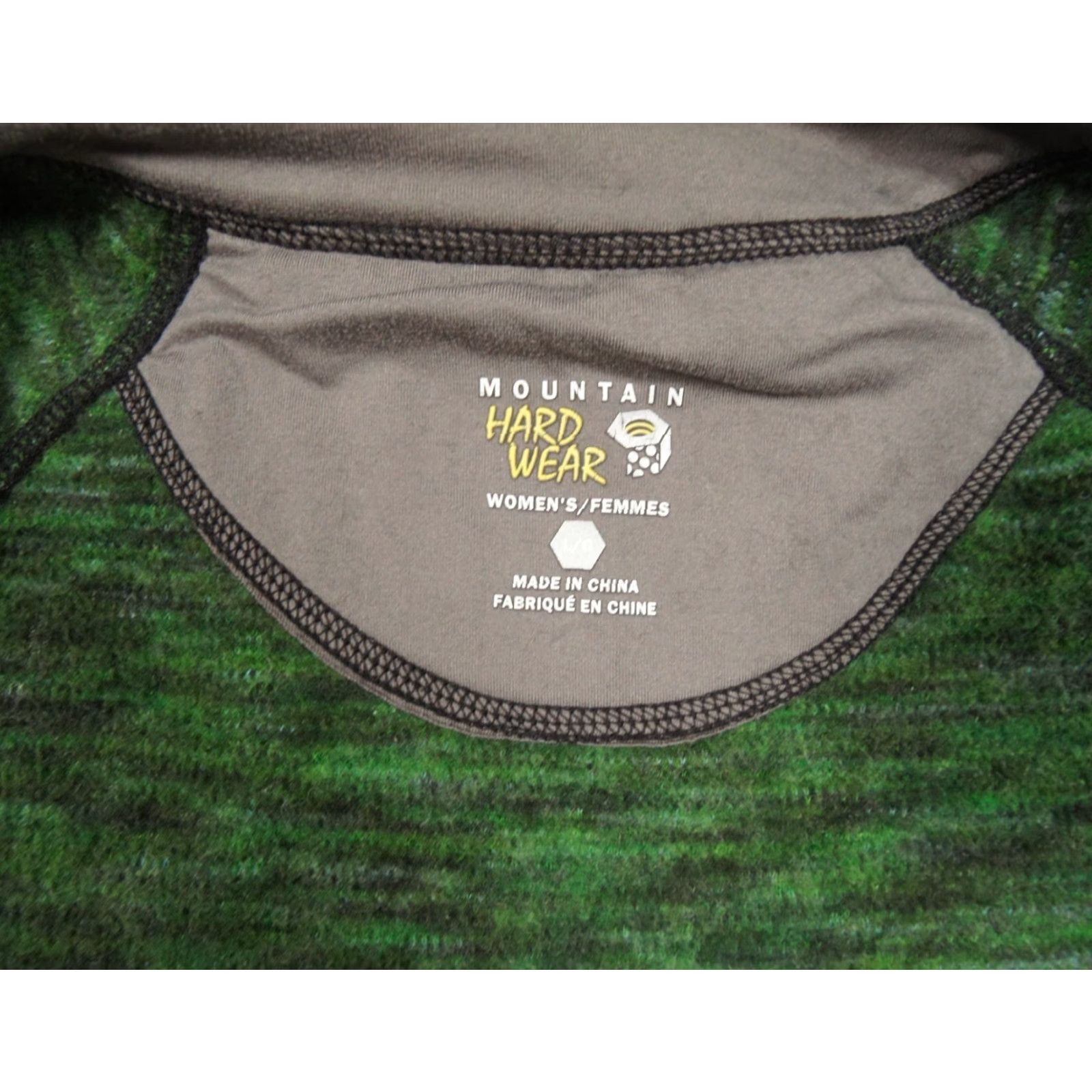 Mountain Hardwear VINTAGE Mountain Hardwear Jacket Womens Large Gray Knit Wool Blend Lightweight Outdoors Size L / US 10 / IT 46 - 7 Thumbnail