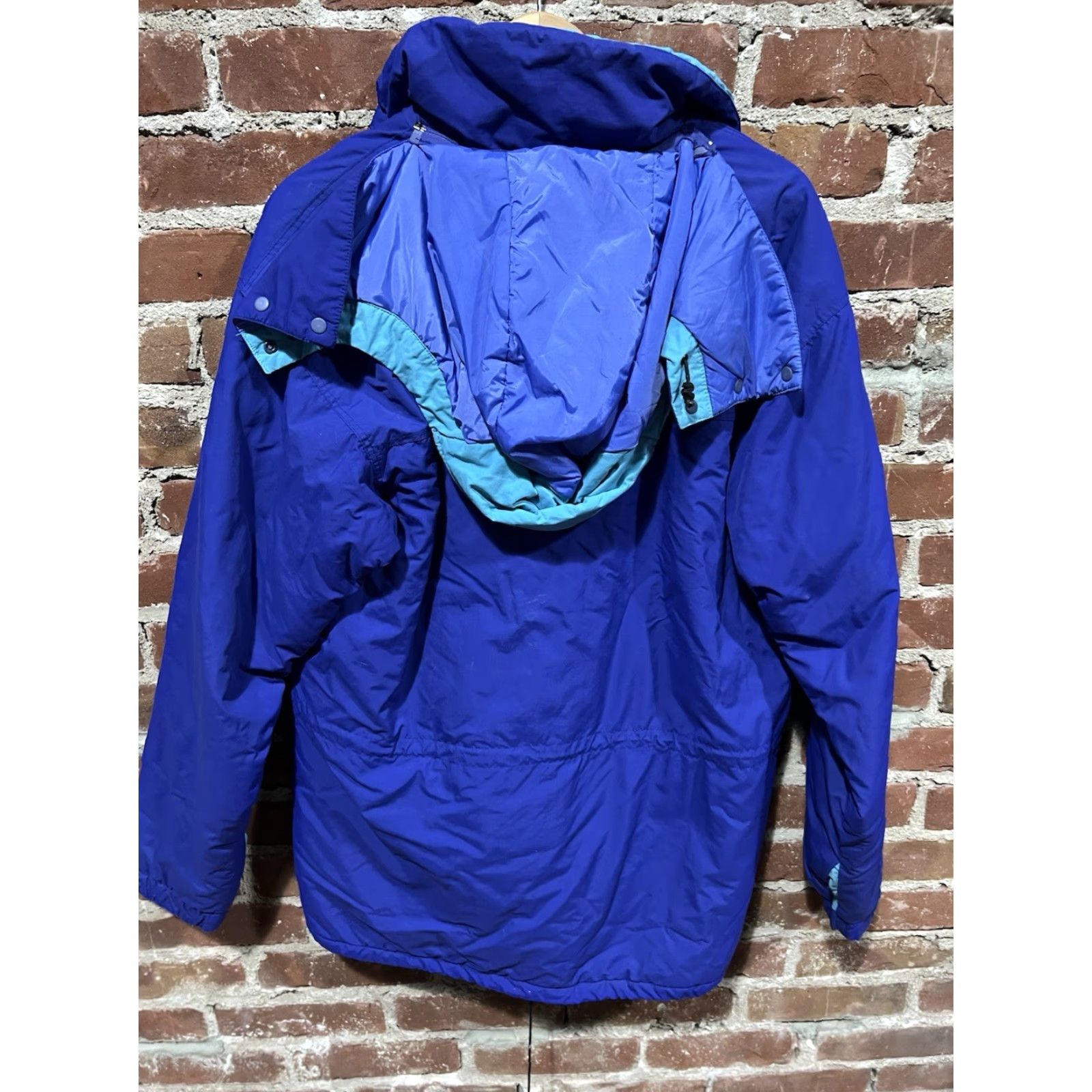 Patagonia VINTAGE Patagonia Parka Coat Jacket Winter Blue Mens Small Parka Jacket Windproof Water Resistant Softshell 90s Snowshot Vintage Size US S / EU 44-46 / 1 - 4 Thumbnail