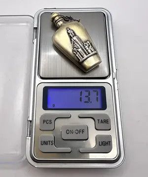 Vintage Vintage Gilt Sterling Silver 875 bottle Flask Perfume Oil Size ONE SIZE - 4 Thumbnail