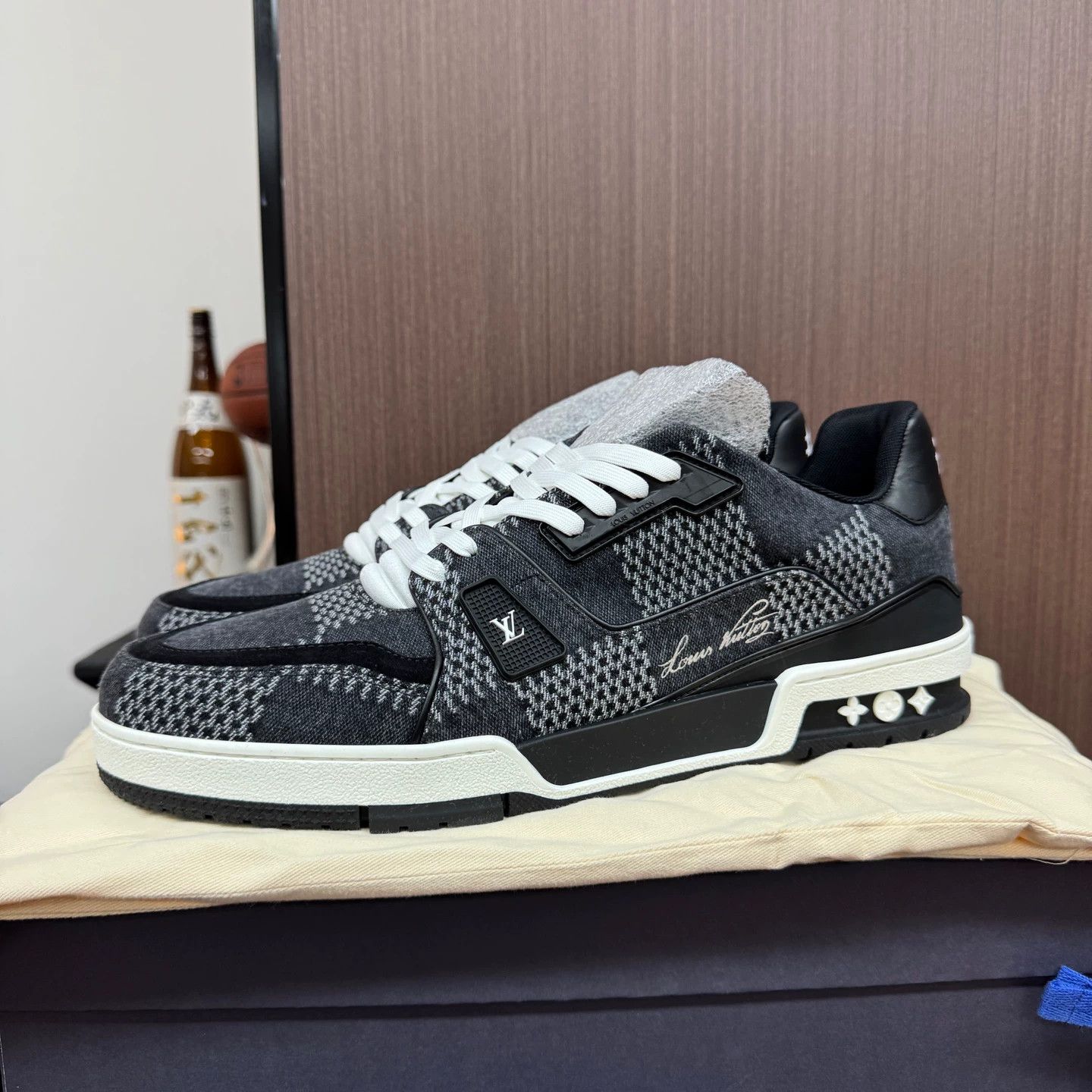 Louis Vuitton LV Damier Denim Trainer US 11 Size US 11 / EU 44 - 2 Thumbnail