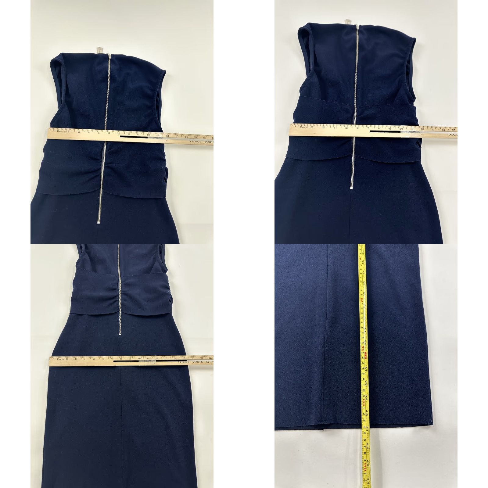 Vintage Bec & Bridge Dress Women 4 Blue Deep Plunge V Bodycon Knee Length Dress Womens Size S / US 4 / IT 40 - 8 Thumbnail