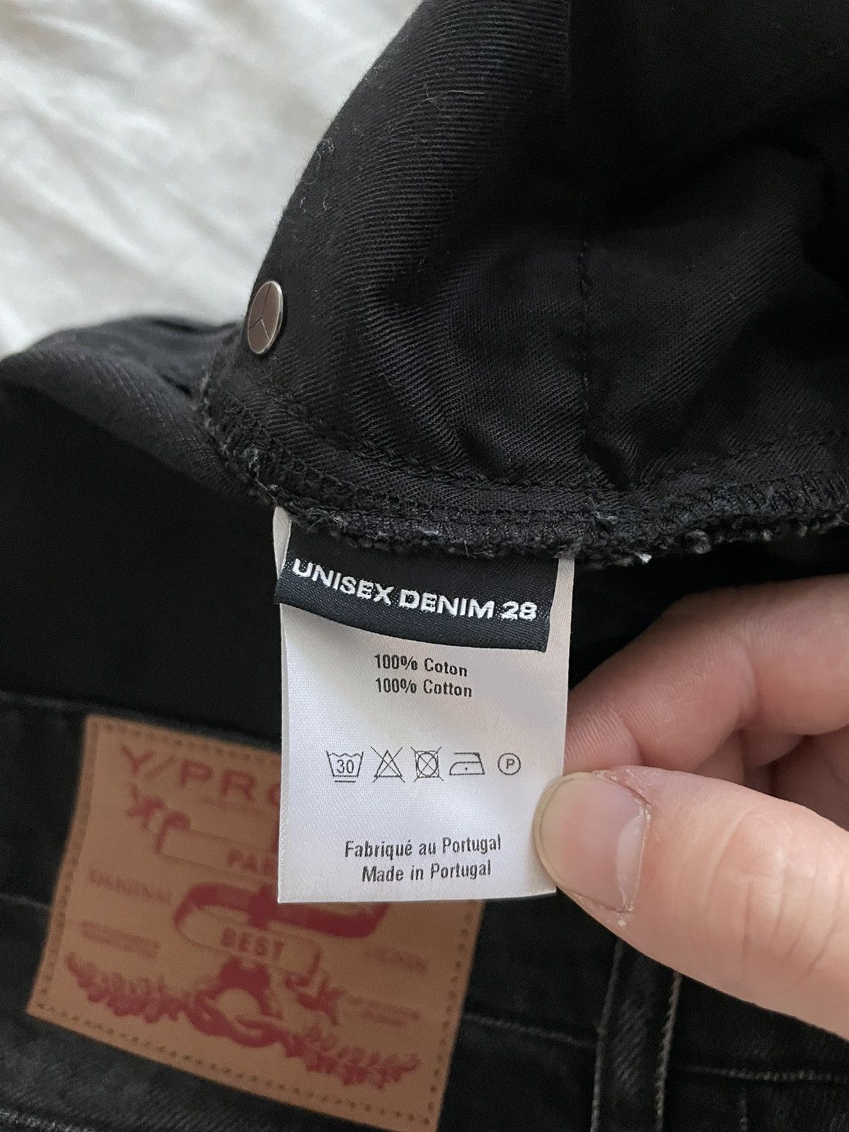 Y/Project Y/PROJECT Black Paris' Best Patch Jeans in washed Black Size US 28 / EU 44 - 3 Thumbnail