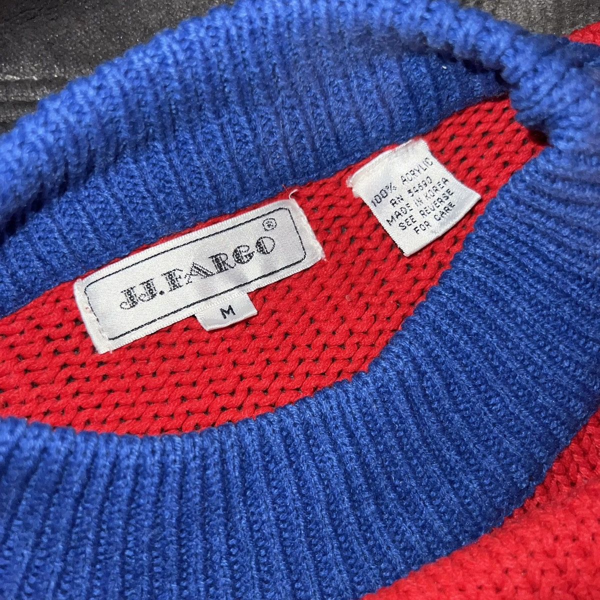 Vintage VTG 80s Sweater JJ FARGO Size US M / EU 48-50 / 2 - 3 Thumbnail