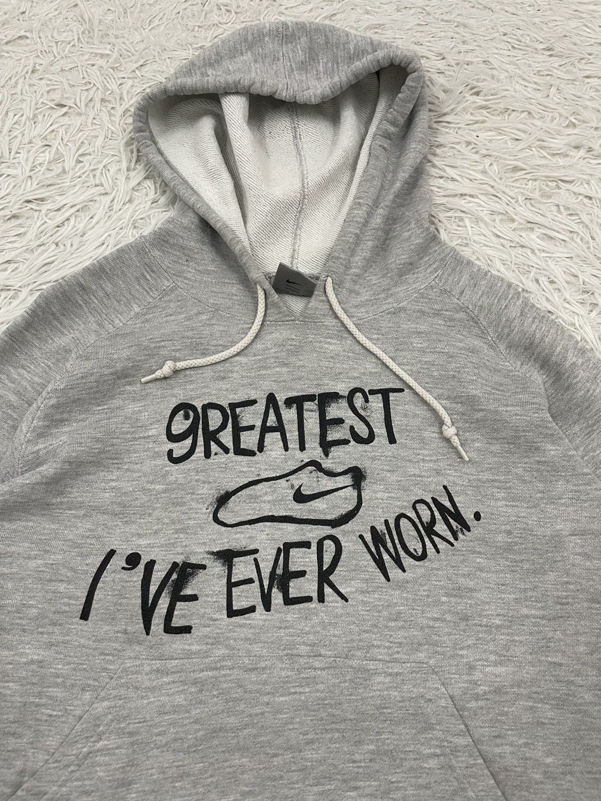 Nike Greatest Nike I've Ever Worn Printed Hoodie Size M / US 6-8 / IT 42-44 - 3 Thumbnail