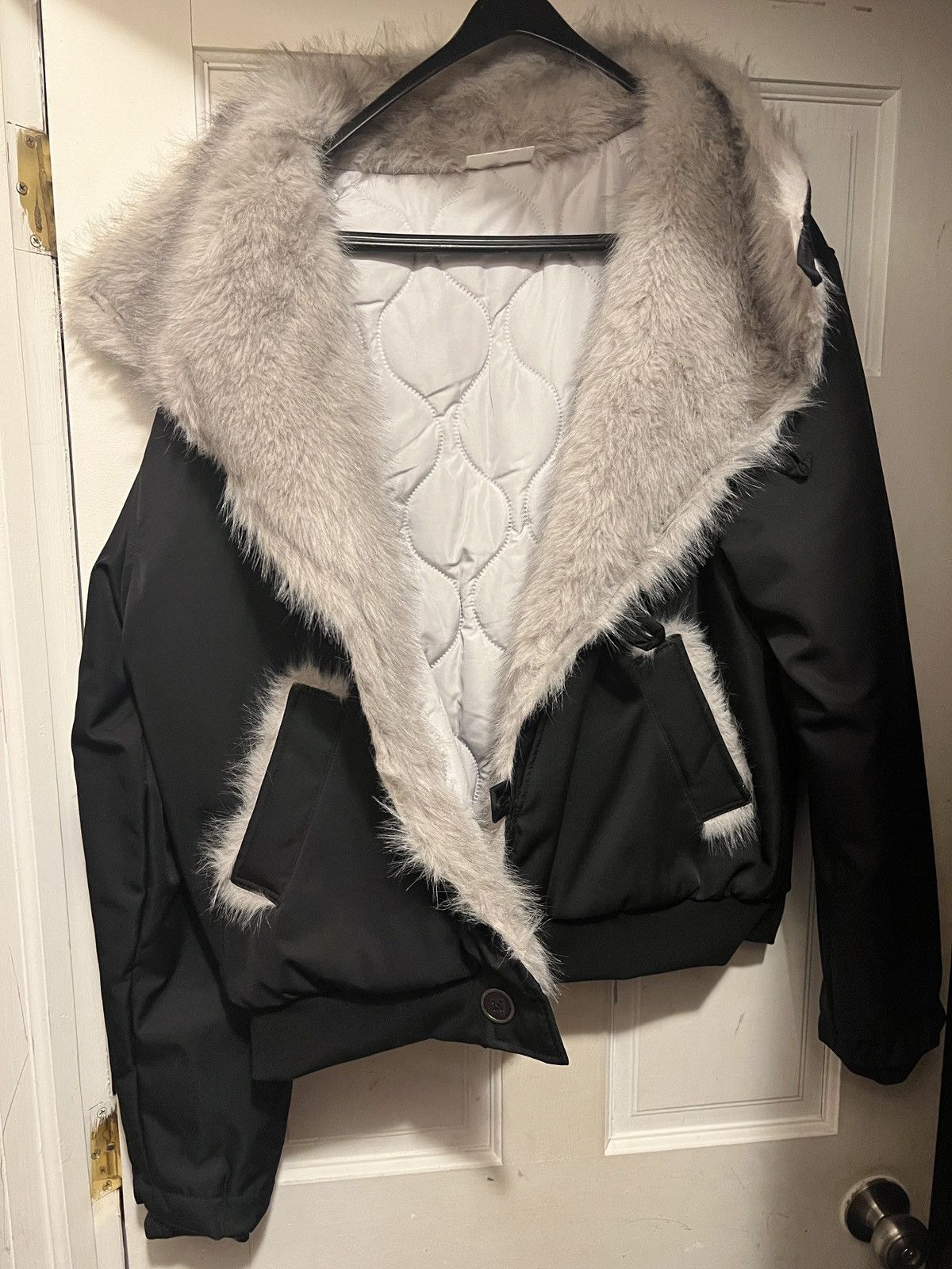 Other Denim Jun (Slight Vogue) Fur Jacket Size US M / EU 48-50 / 2 - 1 Thumbnail