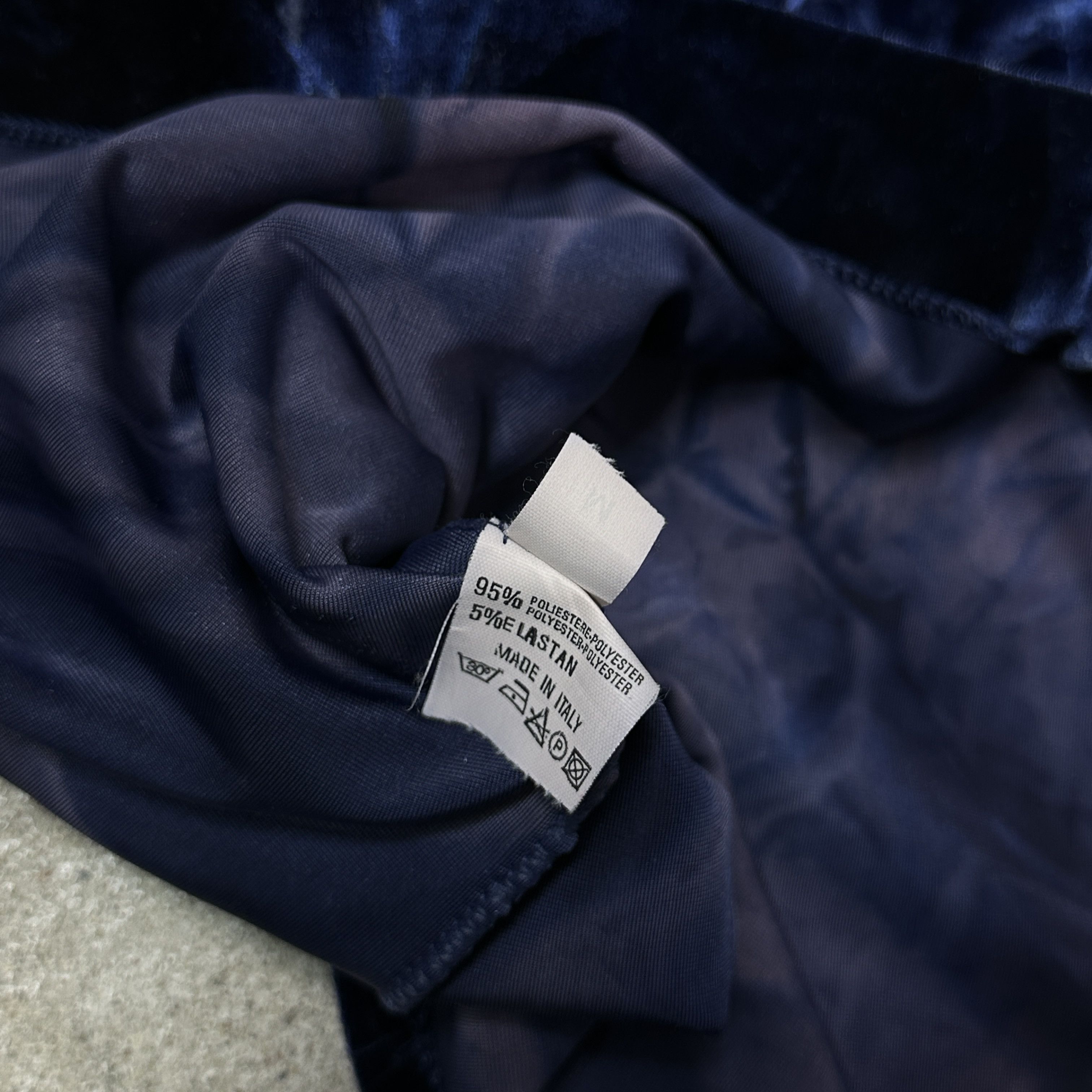 Other Vintage Velvet Avant Garde Midnight Blue Blazer Y2K Size M / US 6-8 / IT 42-44 - 8 Thumbnail