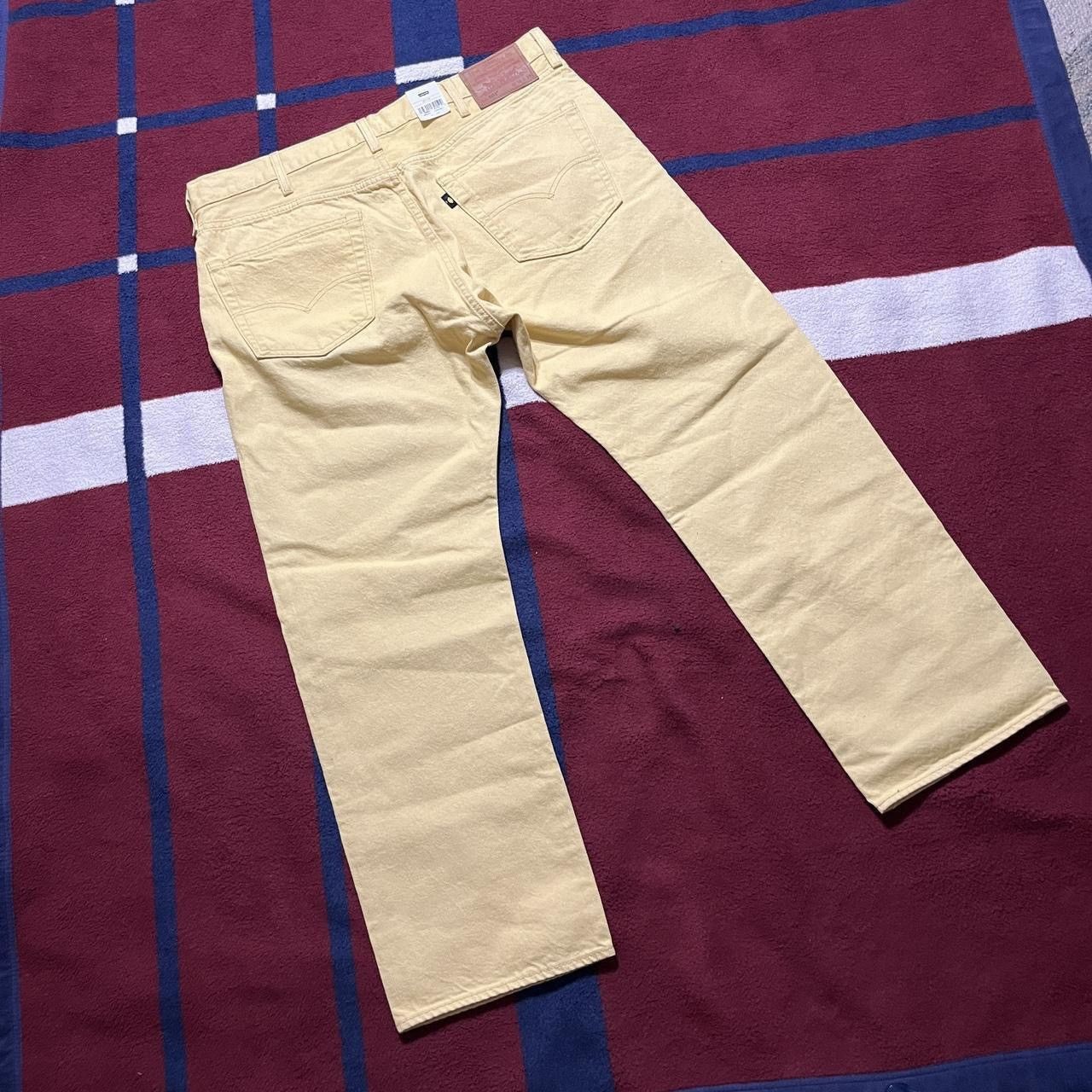Levi's NWT Levi's Fresh 501 Original Straight Leg yellow Jeans Size US 38 / EU 54 - 3 Thumbnail