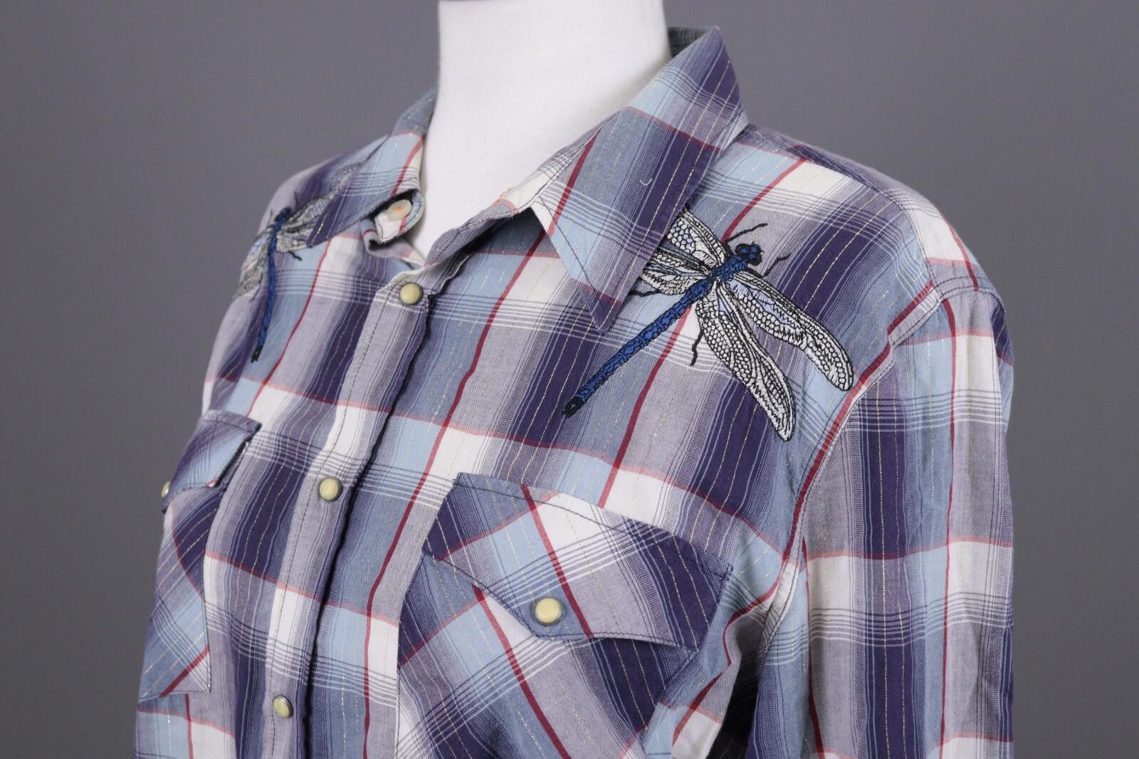 Nudie Jeans Nudie Jeans Multicolor Check Tunic Blouse Shirt Size L Size L / US 10 / IT 46 - 8 Thumbnail
