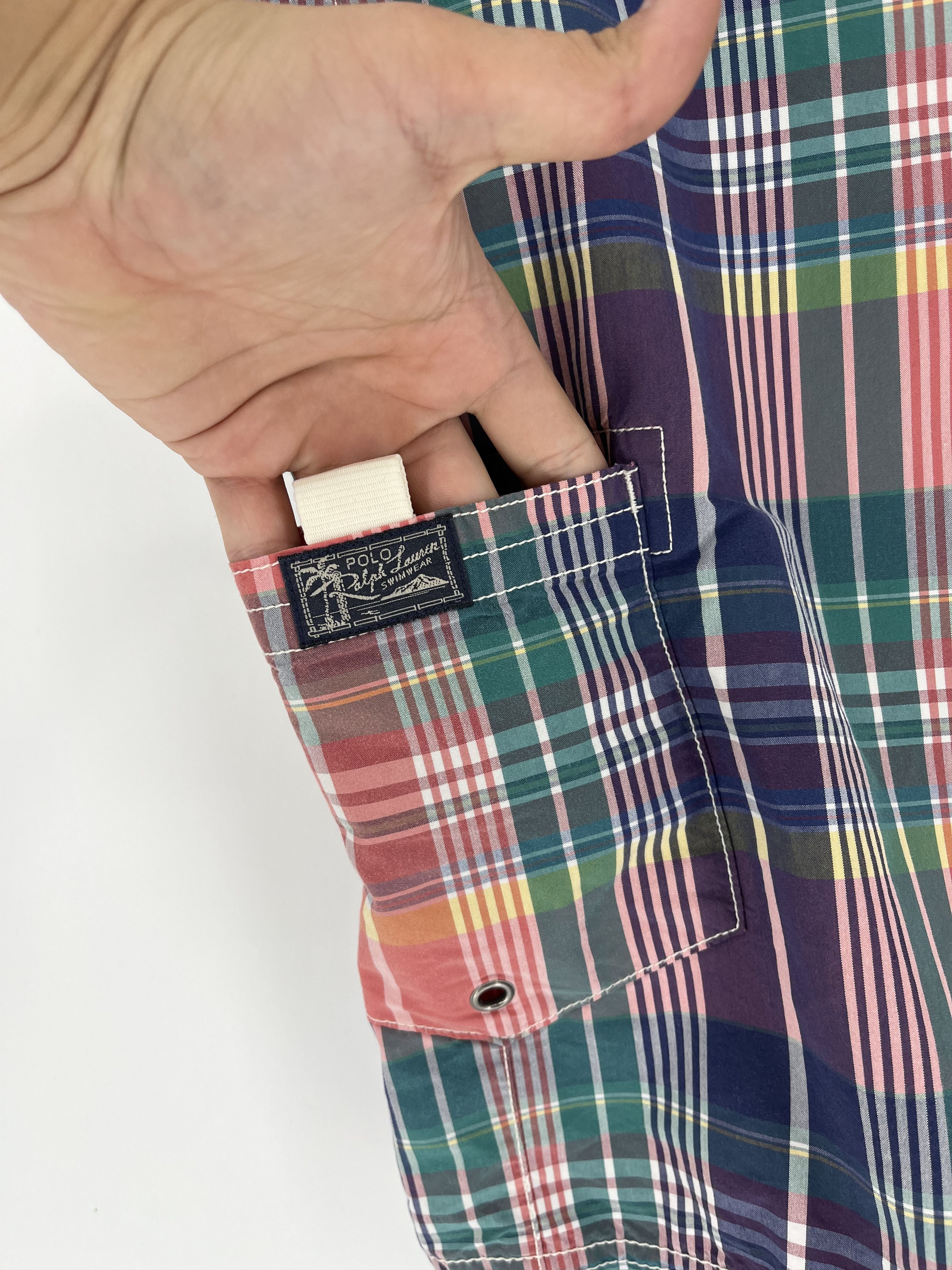 Polo Ralph Lauren × Ralph Lauren × Vintage Vintage Polo Ralph Lauren Striped Shorts Size US 36 / EU 52 - 6 Thumbnail