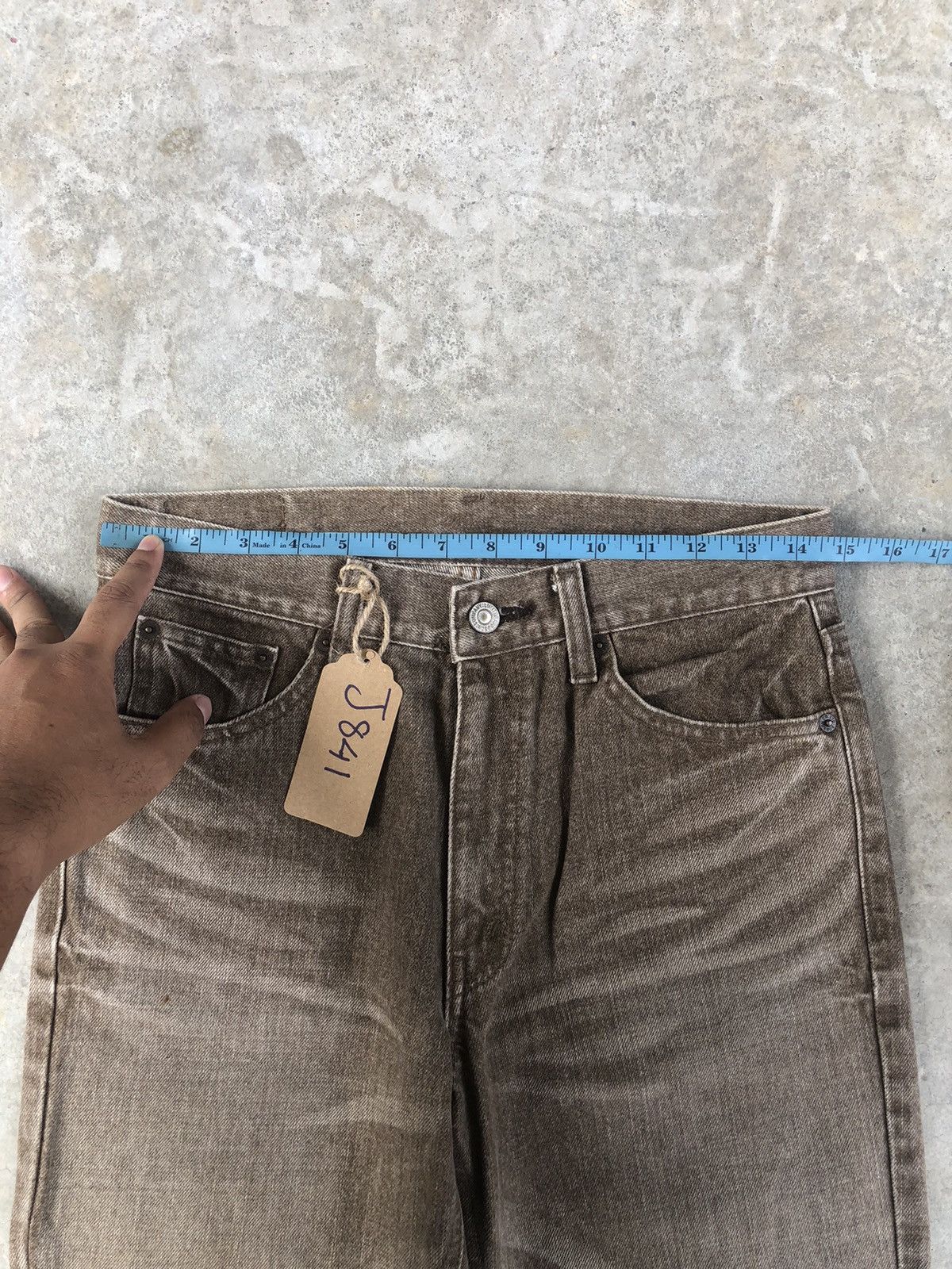If Six Was Nine Japanese Bobson Flared Jeans Distressed Jeans Size US 29 - 17 Thumbnail
