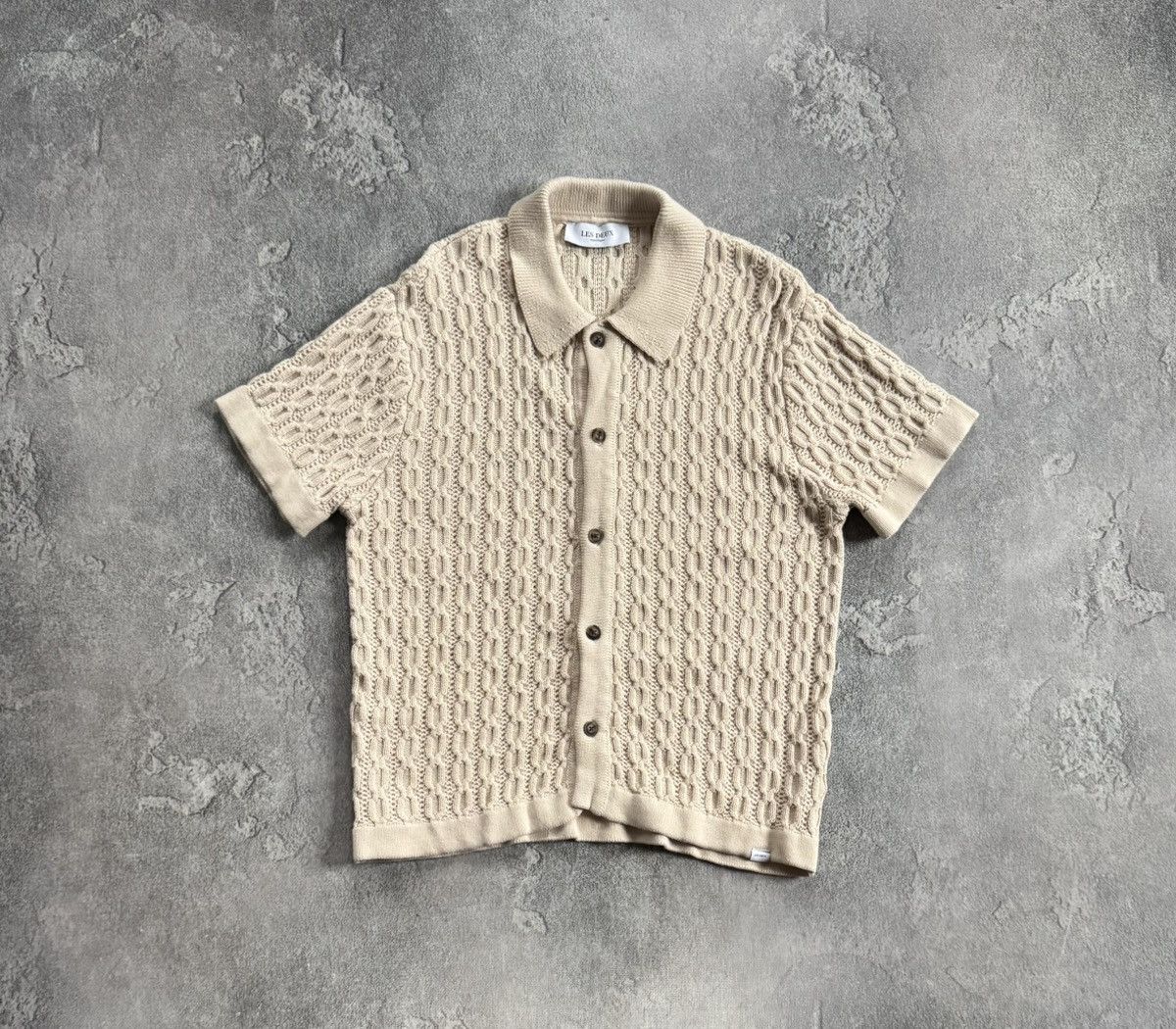 Les Deux Les Deux Garrett knitwear shirt button up polo knit jumper Size US M / EU 48-50 / 2 - 9 Thumbnail