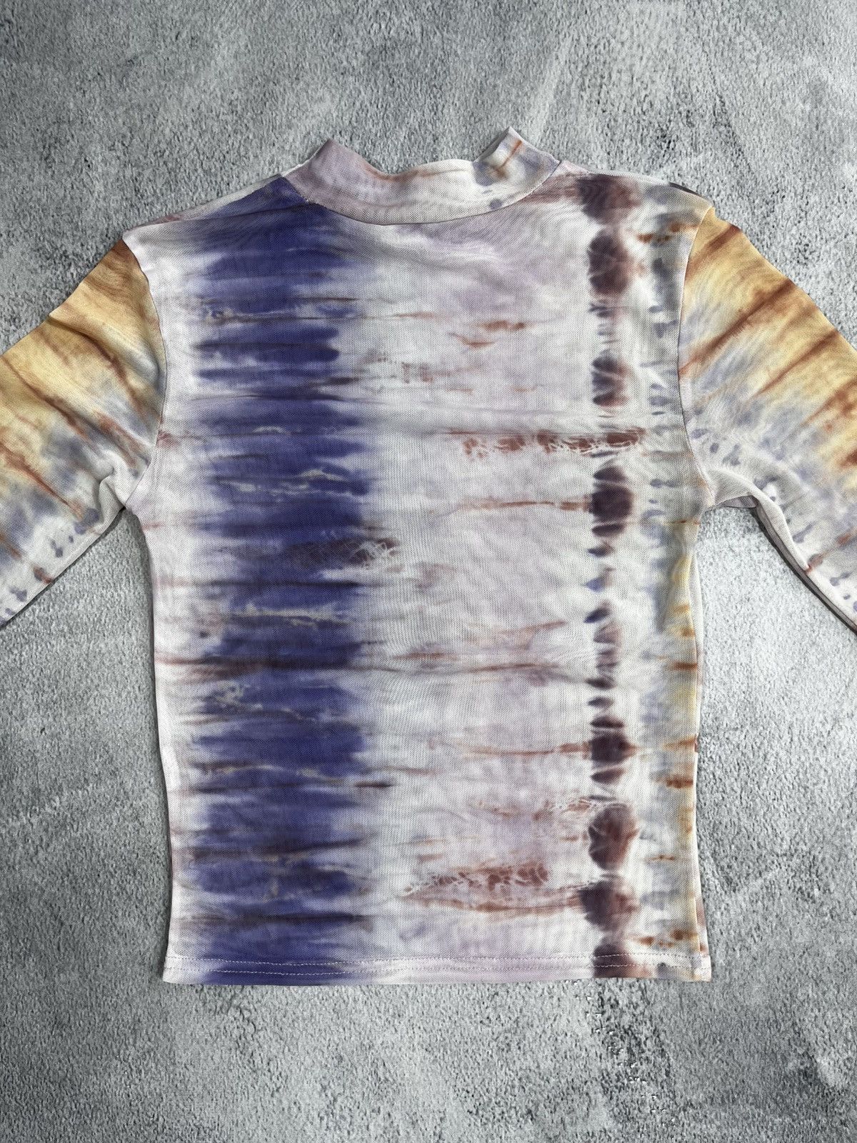 Vintage Vintage Y2K mesh abstract all over long sleeve waves Size M / US 6-8 / IT 42-44 - 7 Thumbnail