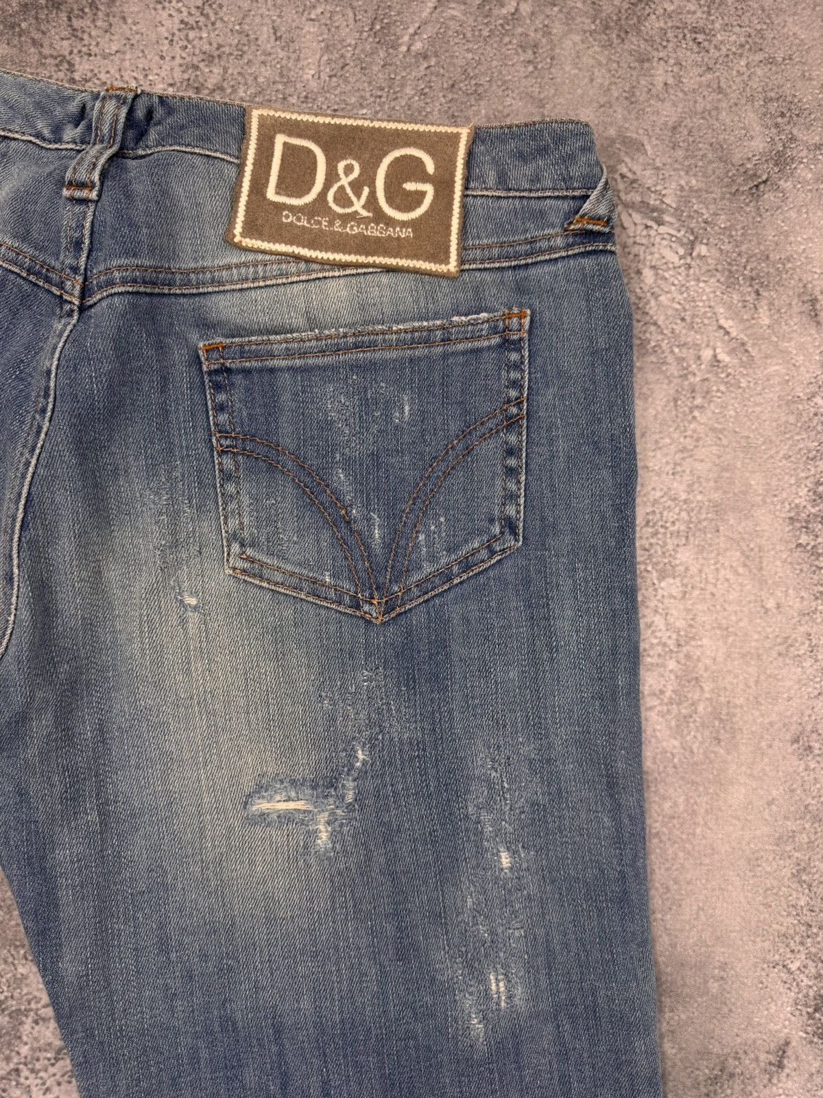 Dolce & Gabbana Dolce&Gabanna Women Rare 90s Flared Jeans Blue Size 29 Size 29" - 4 Thumbnail