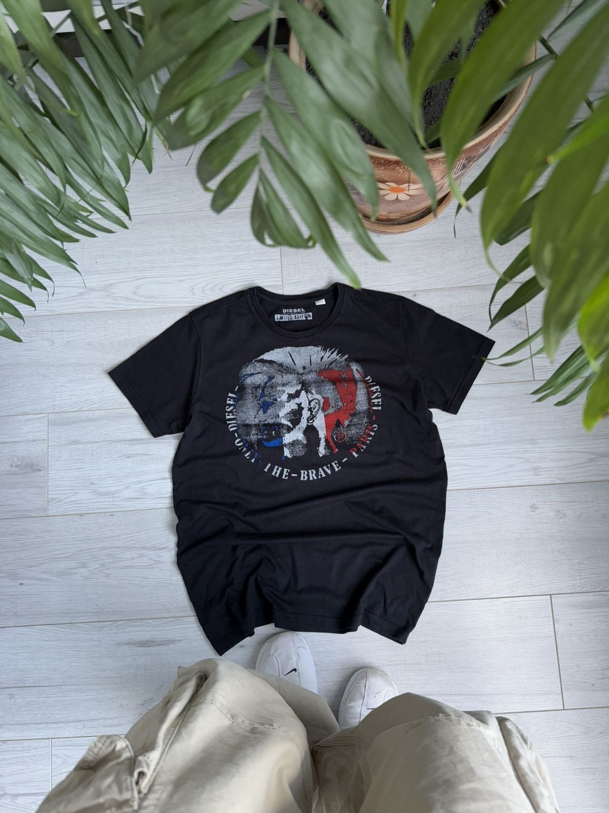 Diesel × Vintage 🇫🇷 Diesel Limited Edition T-Shirt France Flag Size US XL / EU 56 / 4 - 1 Thumbnail