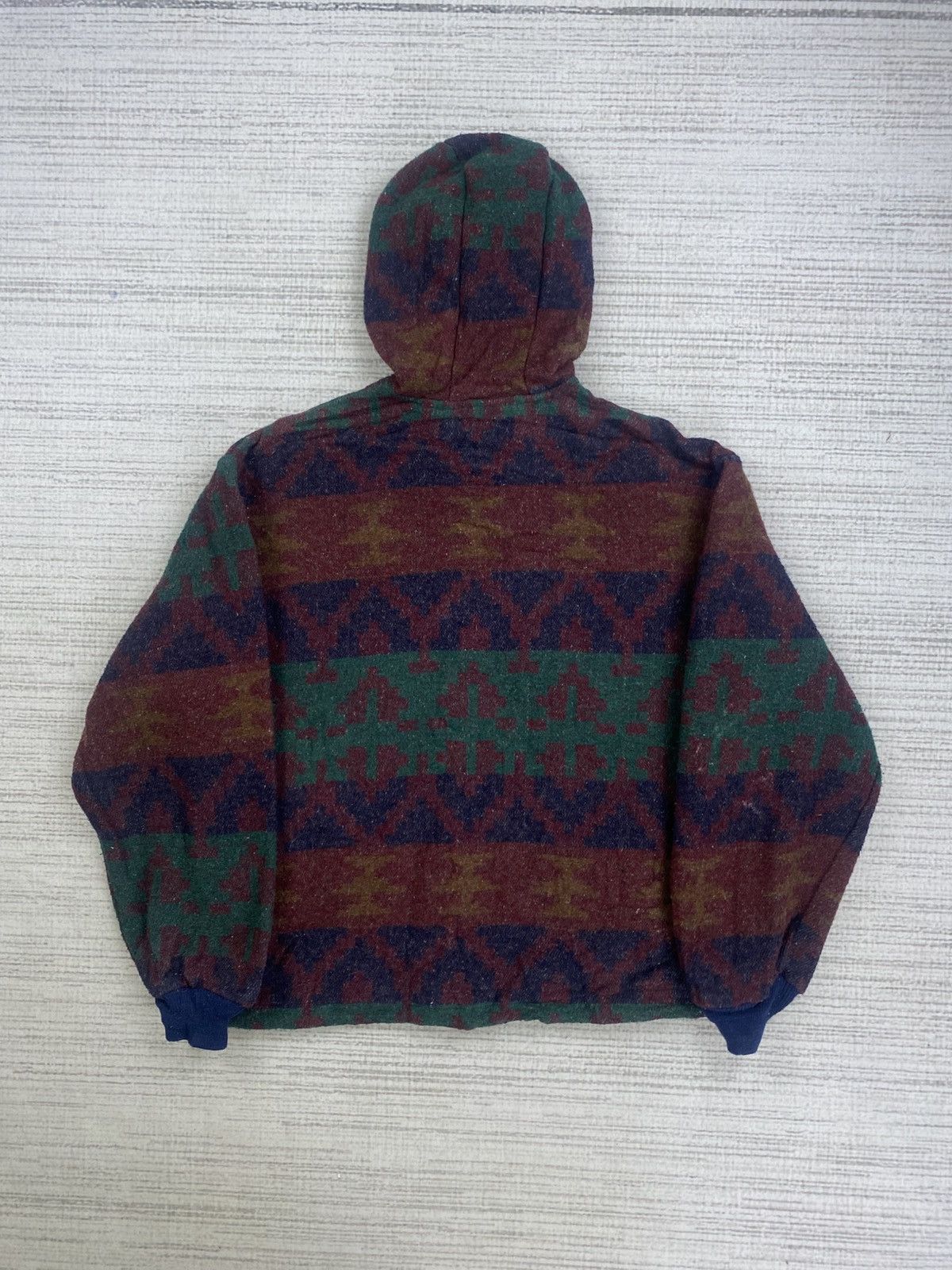 Vintage Vintage 80s Navajo Made In USA Zipper Hoodie Size US M / EU 48-50 / 2 - 2 Thumbnail