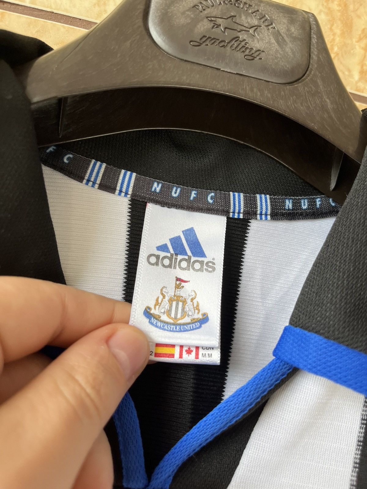Adidas Vintage 2000/2001 Kids New Castle Adidas jersey Size US XXS / EU 40 - 6 Thumbnail