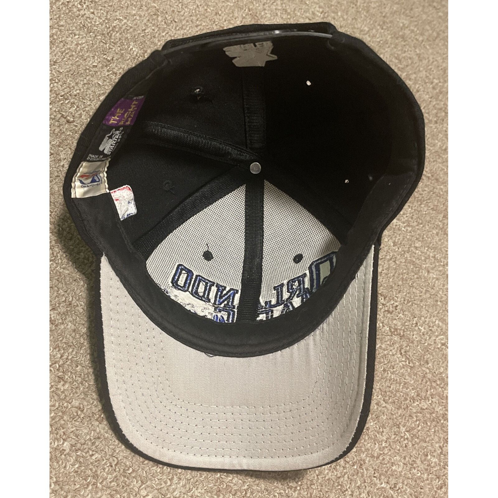 Starter Vintage 90s Starter Orlando Magic NBA Script Wool Snapback C Size ONE SIZE - 6 Thumbnail