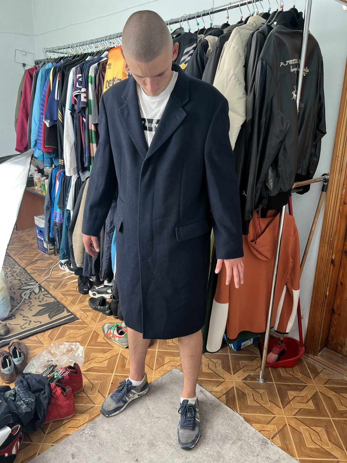 Balmain Balmain Wool Coat Luxury Vintage Jacket Size M Size US M / EU 48-50 / 2 - 14 Thumbnail