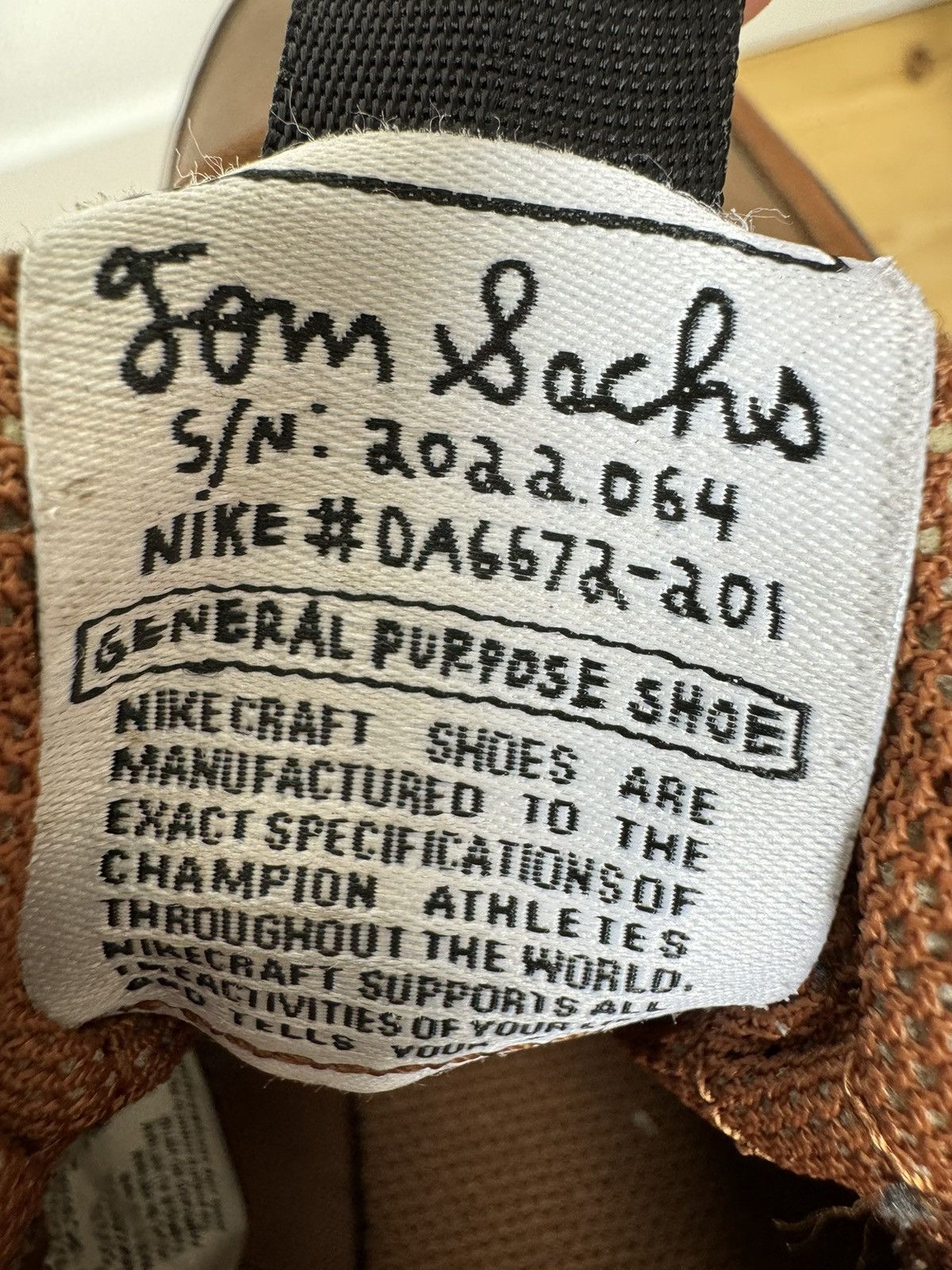Nike × Tom Sachs Nike x Tom Sachs - General Purpose Shoe - Rare Size Size US 14 / EU 47 - 5 Thumbnail