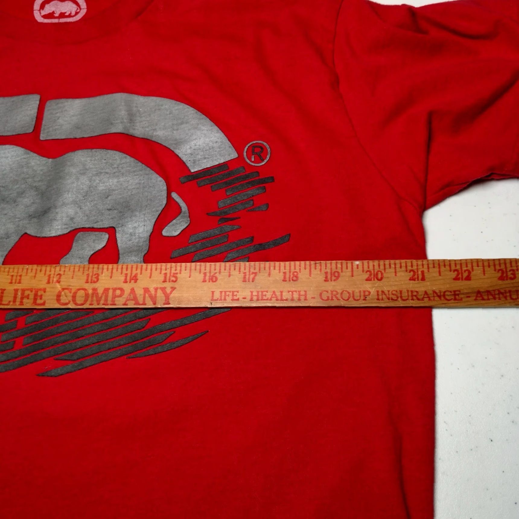 Ecko Unltd. Ecko Unltd T-Shirt Men Medium Short Sleeve Cotton Red Rhino Graphic Streetwear Hip Hop Y2K Size US M / EU 48-50 / 2 - 7 Thumbnail