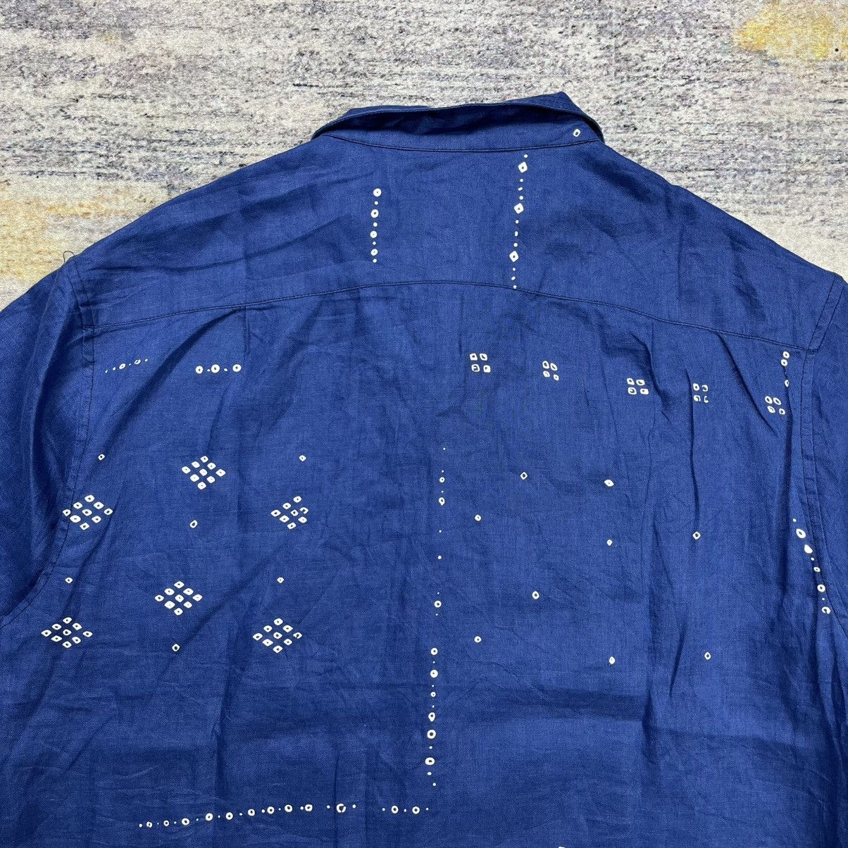 Indigo × Kapital Kapital indigo open collar shirt Size US M / EU 48-50 / 2 - 8 Thumbnail