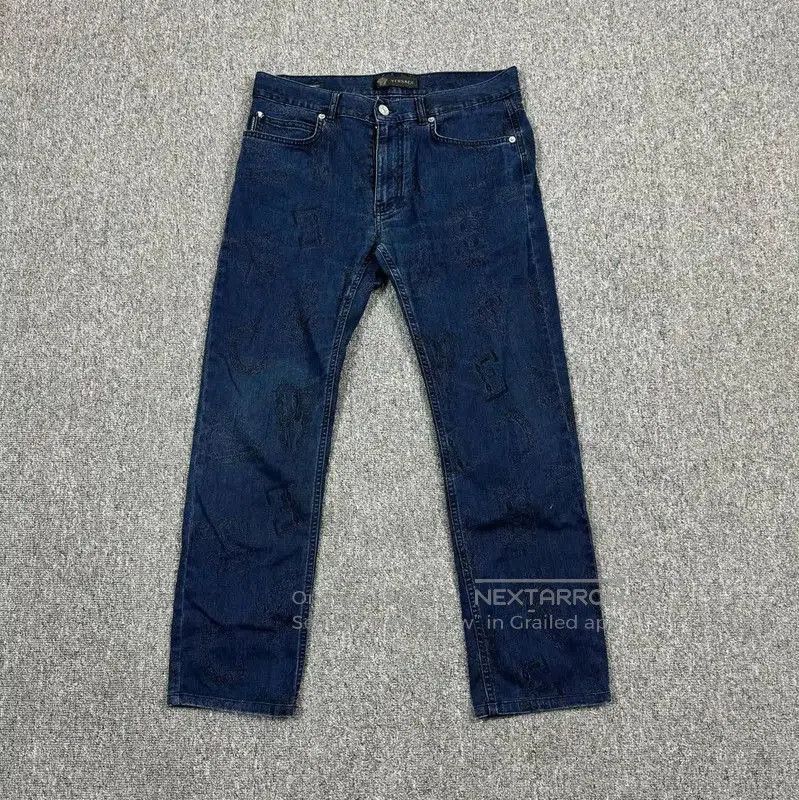 Versace Versace Blue Denim Casual Pants for Men . Size US 26 / EU 42 - 1 Thumbnail